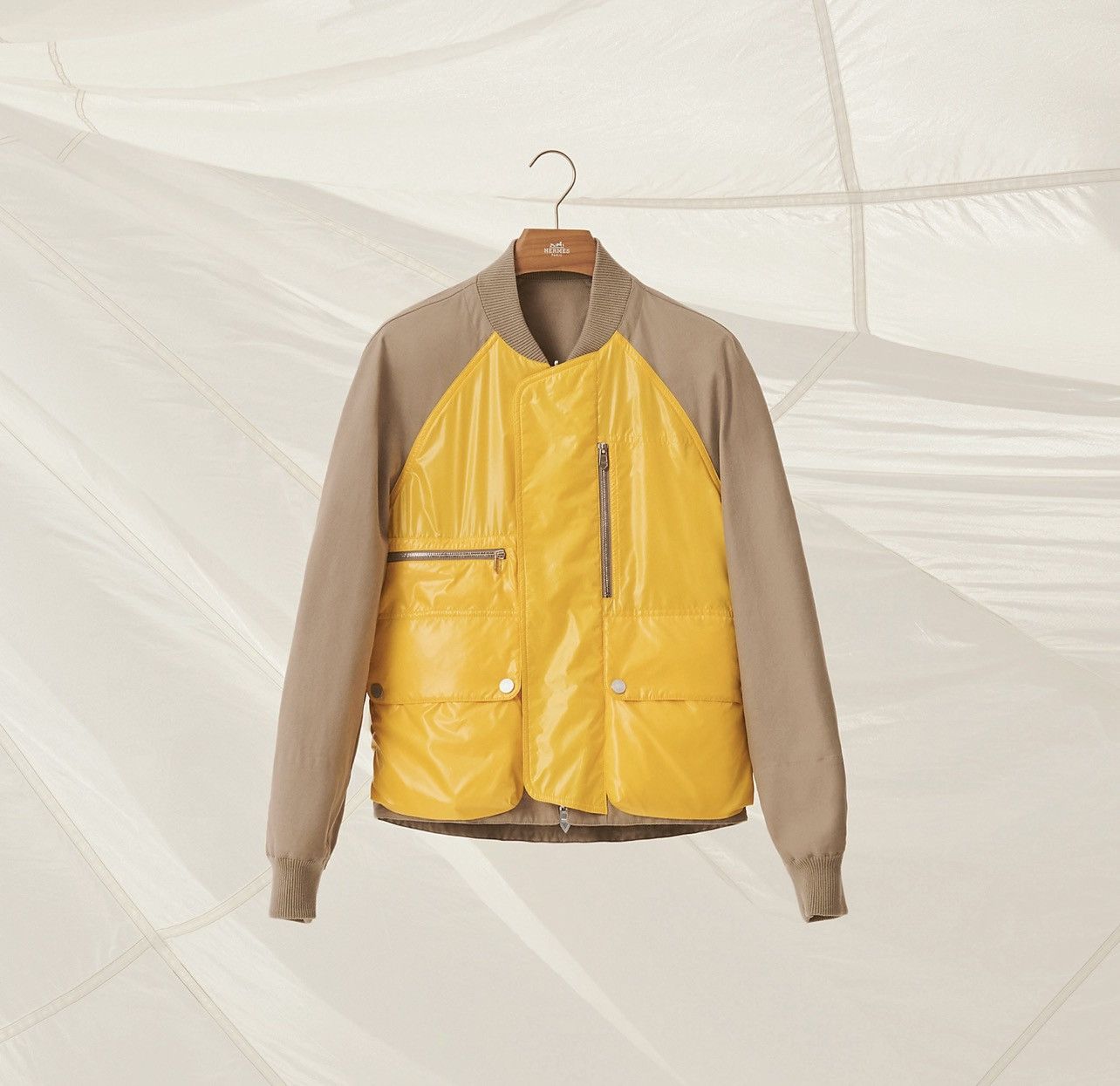 Hermes $3700 Hermes Reversible rib trim jacket Size US M / EU 48-50 / 2 - 5 Thumbnail