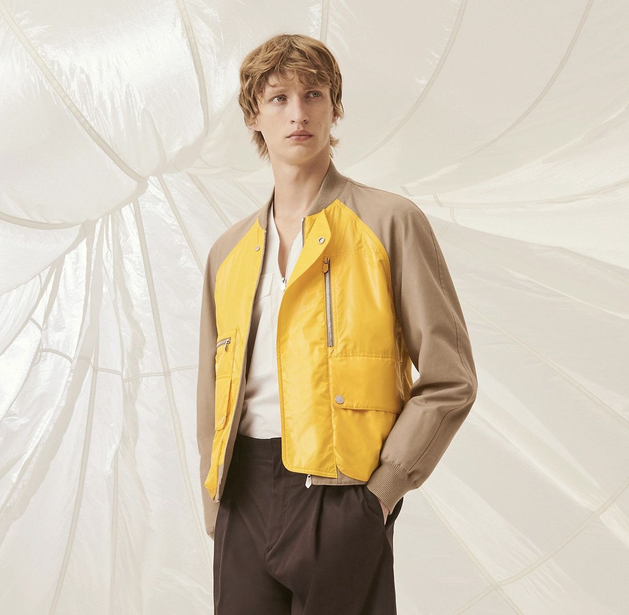Hermes $3700 Hermes Reversible rib trim jacket Size US M / EU 48-50 / 2 - 1 Thumbnail