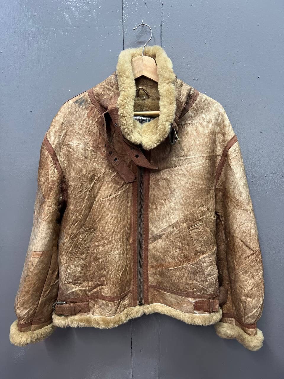 Other VINTAGE TERRA AUSTRALIS SHEEPSKIN SHEARLING JACKET Size US M / EU 48-50 / 2 - 1 Thumbnail