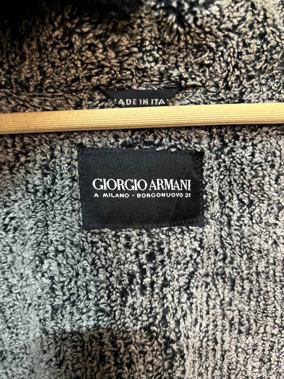 Giorgio Armani GIORGIO ARMANI A MILANO BORGONUOVO LANA WOOL HOODIE Size US M / EU 48-50 / 2 - 10 Thumbnail