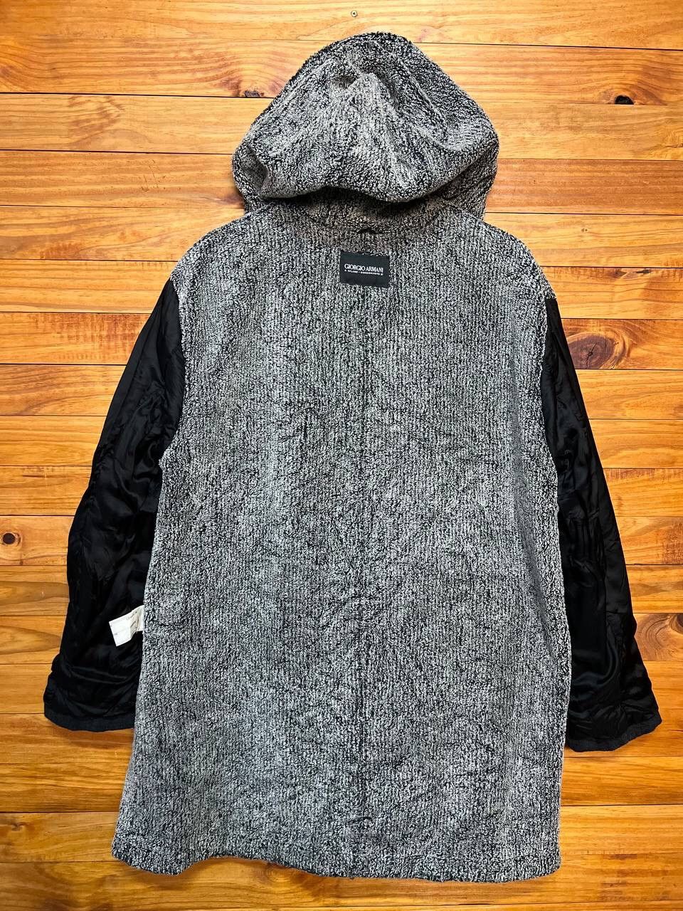 Giorgio Armani GIORGIO ARMANI A MILANO BORGONUOVO LANA WOOL HOODIE Size US M / EU 48-50 / 2 - 13 Thumbnail