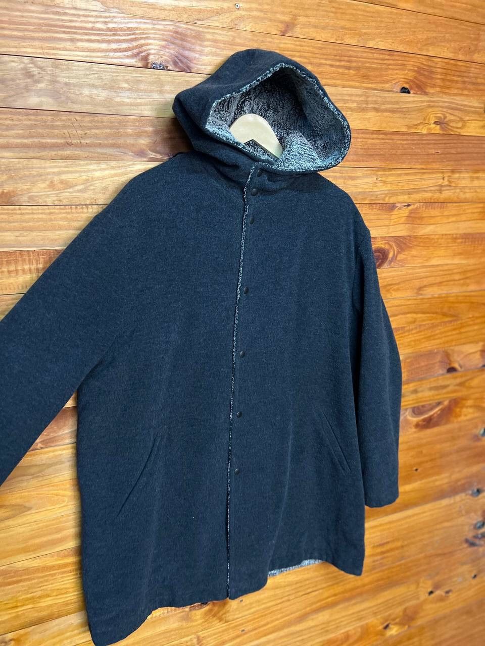 Giorgio Armani GIORGIO ARMANI A MILANO BORGONUOVO LANA WOOL HOODIE Size US M / EU 48-50 / 2 - 5 Thumbnail