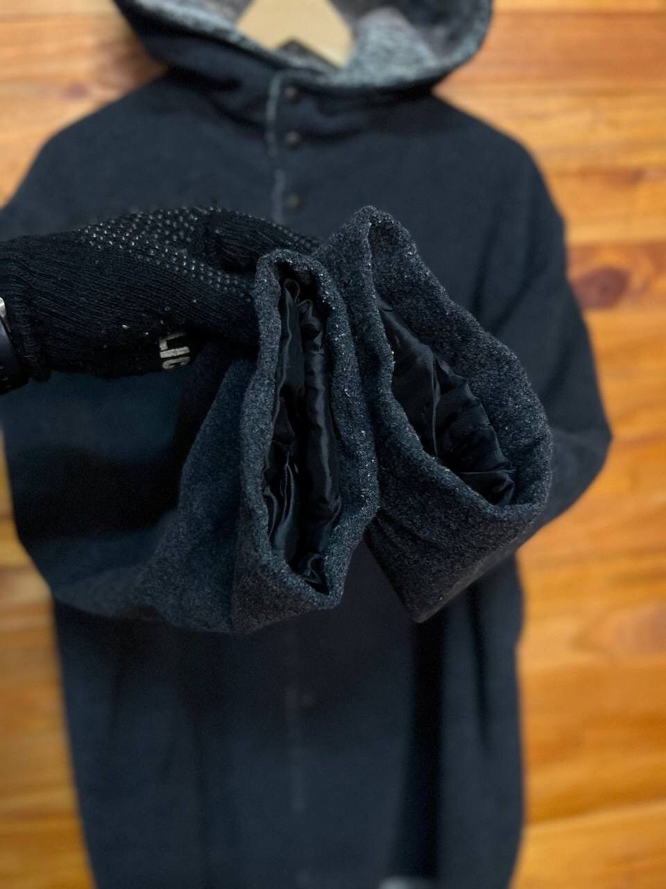 Giorgio Armani GIORGIO ARMANI A MILANO BORGONUOVO LANA WOOL HOODIE Size US M / EU 48-50 / 2 - 7 Thumbnail