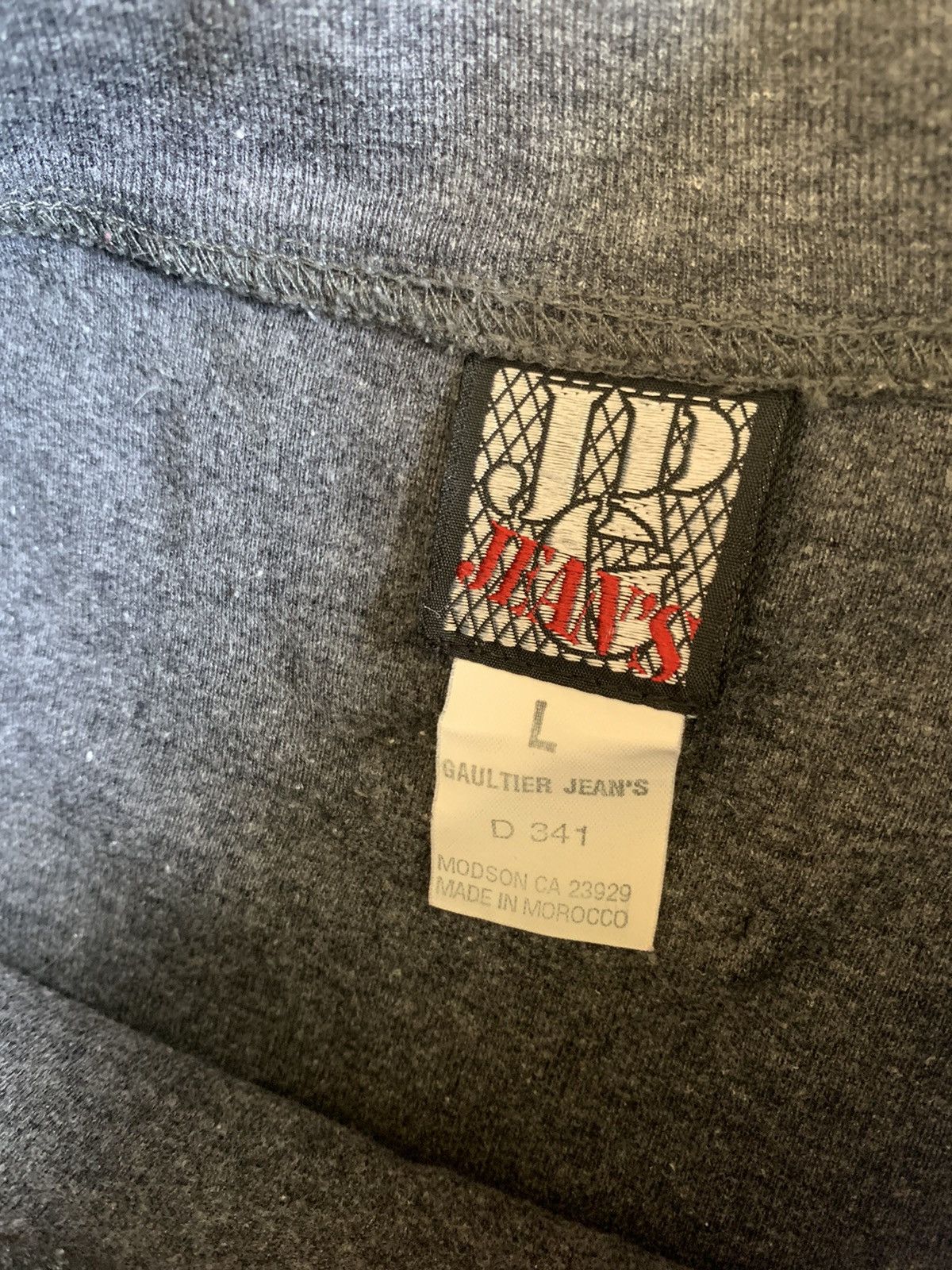 Jean Paul Gaultier × Vintage Jean Paul Gaultier / Gaultier Jeans Mock Neck Sweater Size US L / EU 52-54 / 3 - 2 Thumbnail