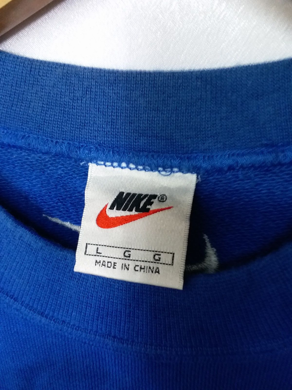 Nike ❌MUST GONE💥 90’s N.I.K.E Blue Sweatshirt BIG Logo sz L Size US M / EU 48-50 / 2 - 3 Thumbnail