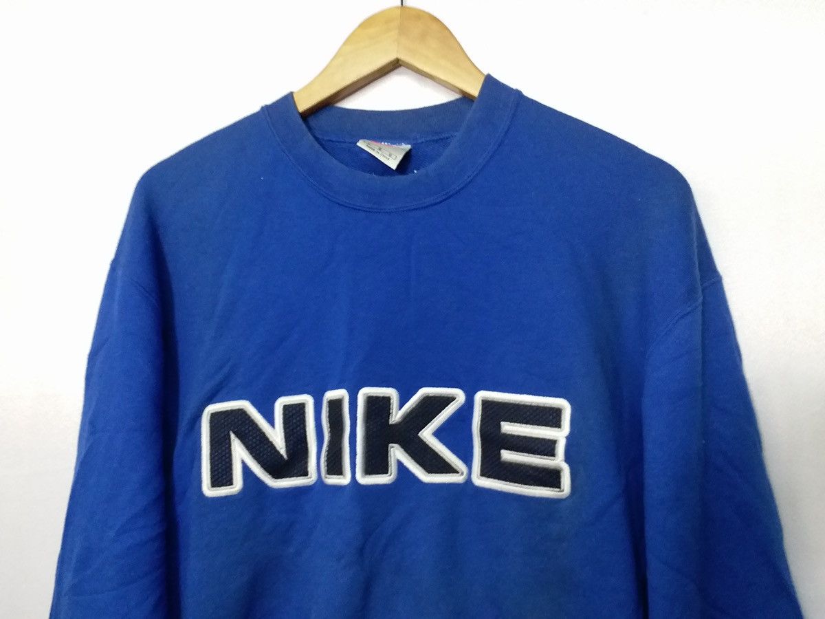 Nike ❌MUST GONE💥 90’s N.I.K.E Blue Sweatshirt BIG Logo sz L Size US M / EU 48-50 / 2 - 4 Thumbnail