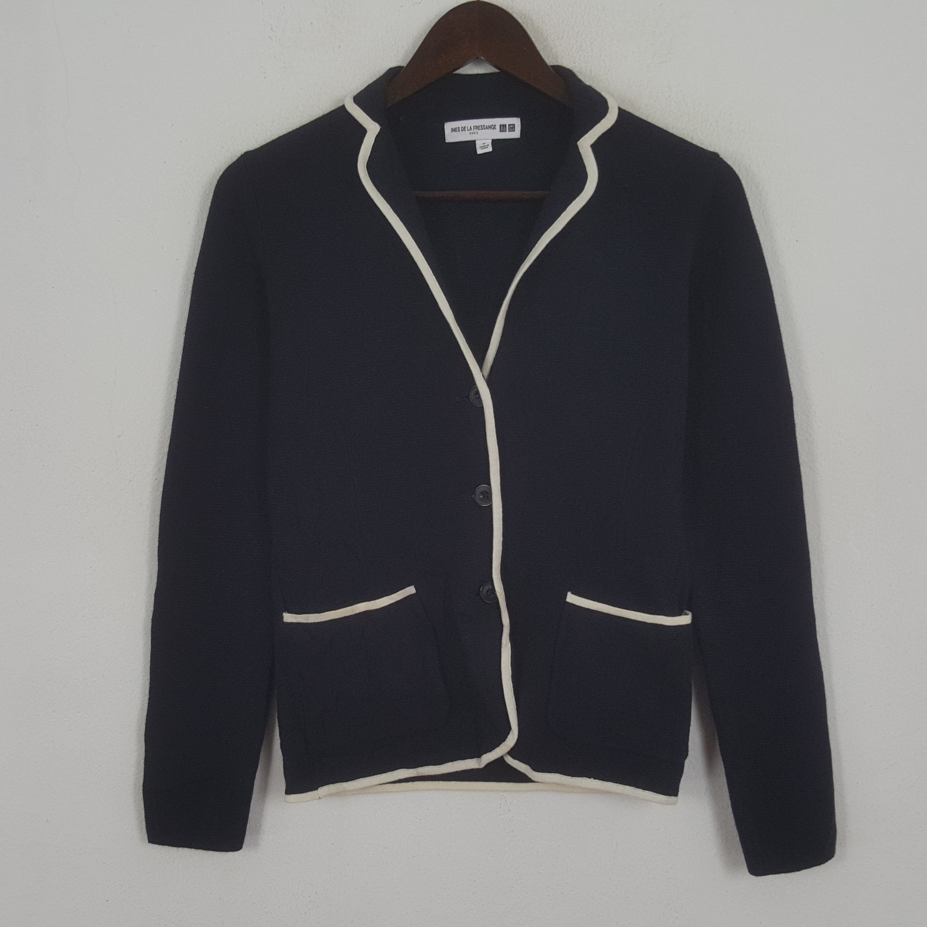 Japanese Brand × Vintage Vintage Ines De La Fressange Blazer Jacket Size XS / US 0-2 / IT 36-38 - 1 Thumbnail