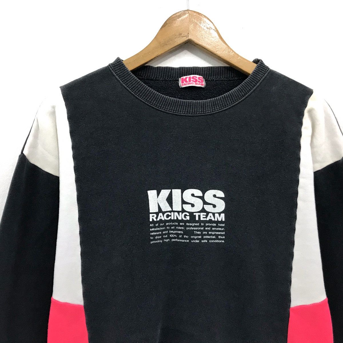 KISS × Sports Specialties Vintage Kiss Racing Team Sweatshirt Biglogo Kiss Racing Size M / US 6-8 / IT 42-44 - 2 Thumbnail