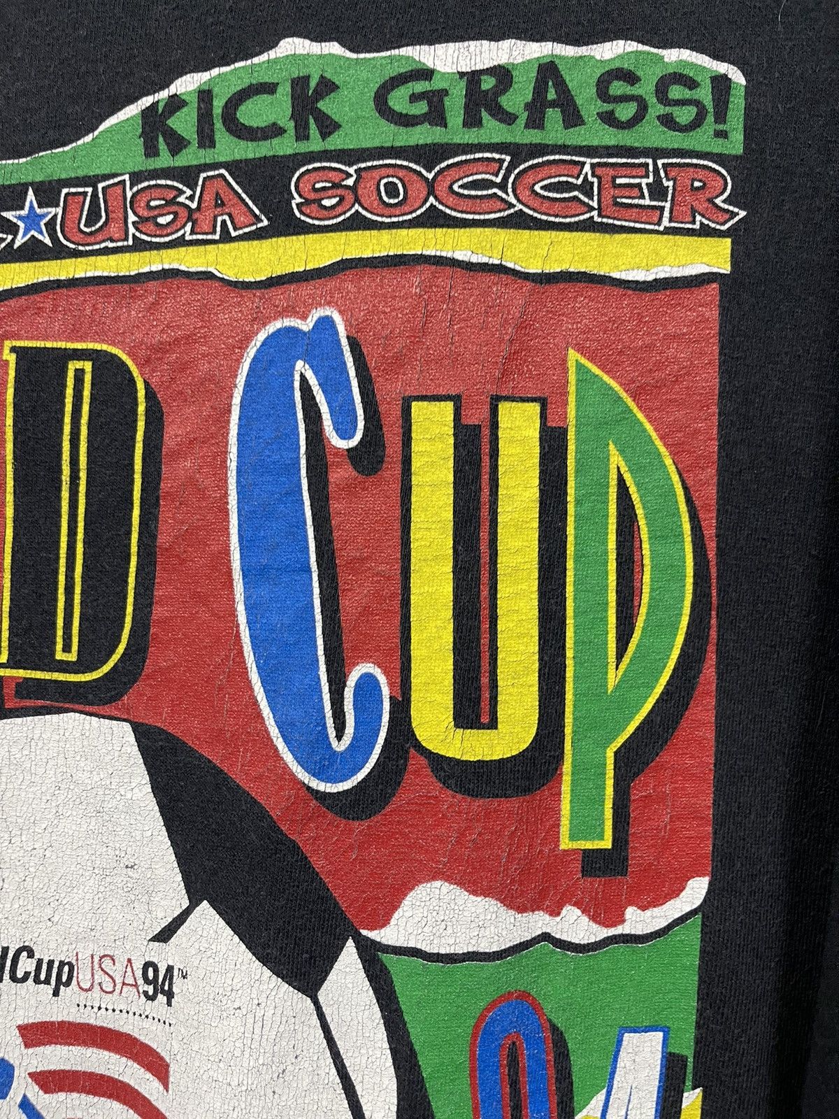 Rap Tees × Vintage Vintage 94 World Cup Team Usa 90s Shirt Size US XL / EU 56 / 4 - 5 Thumbnail