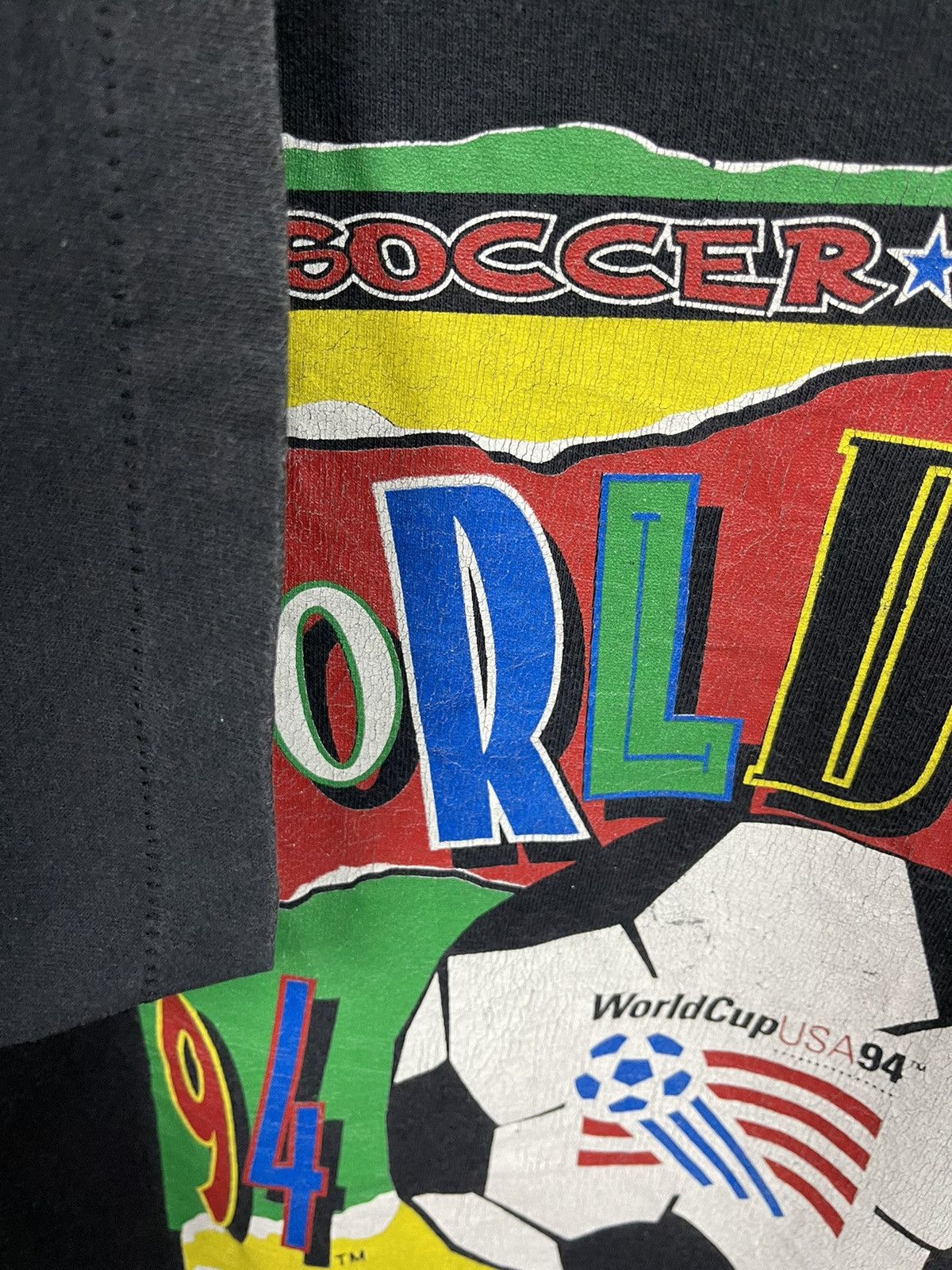 Rap Tees × Vintage Vintage 94 World Cup Team Usa 90s Shirt Size US XL / EU 56 / 4 - 8 Thumbnail