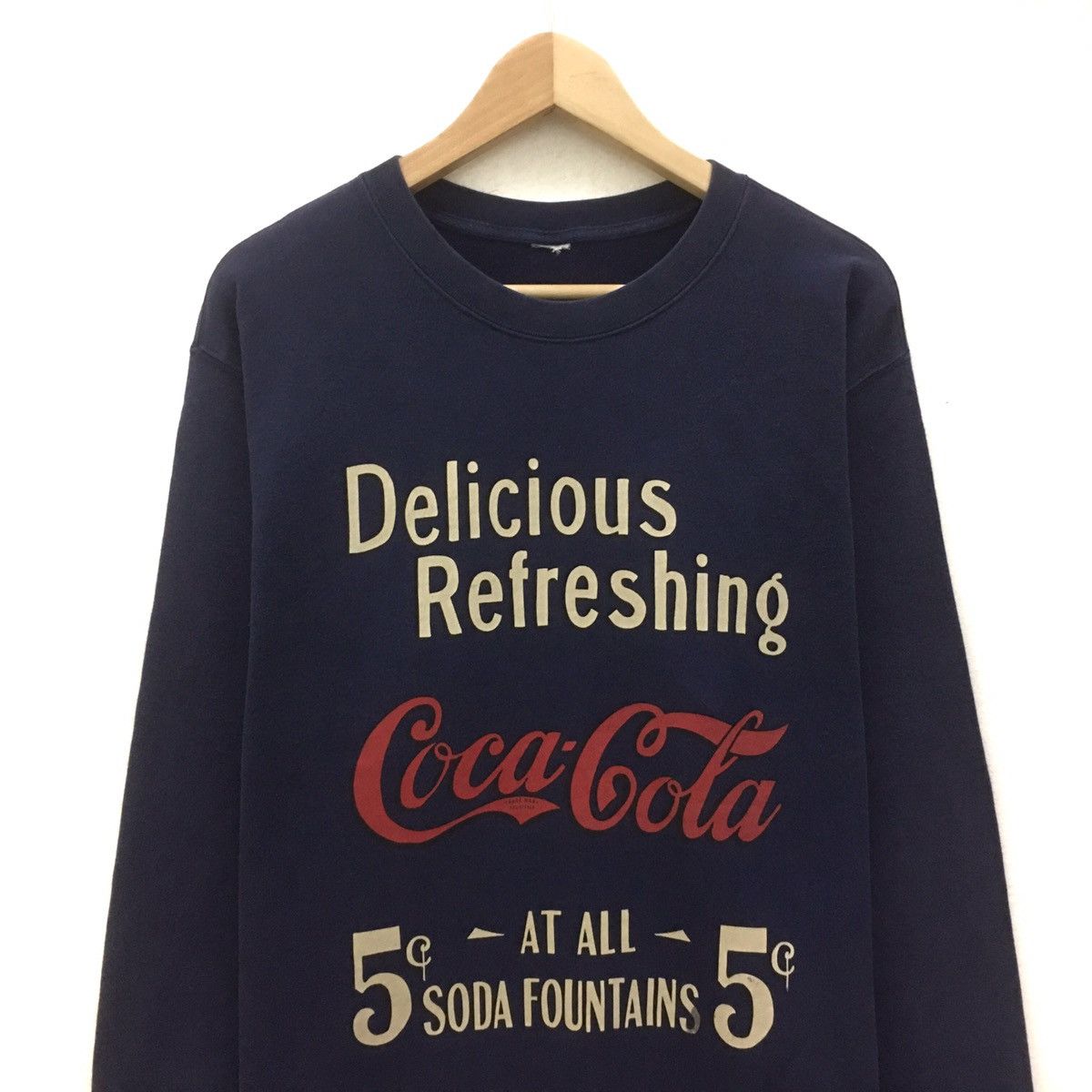 Coca Cola × Drink Beer Save Water × Japanese Brand Vintage Coca Cola Sweatshirt Biglogo Coke Size US L / EU 52-54 / 3 - 2 Thumbnail