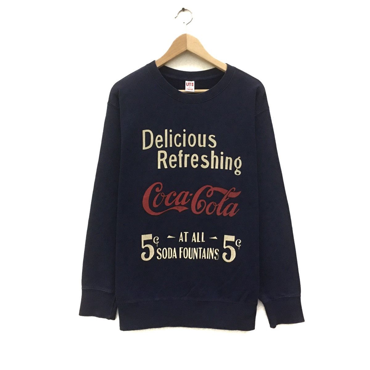 Coca Cola × Drink Beer Save Water × Japanese Brand Vintage Coca Cola Sweatshirt Biglogo Coke Size US L / EU 52-54 / 3 - 1 Thumbnail