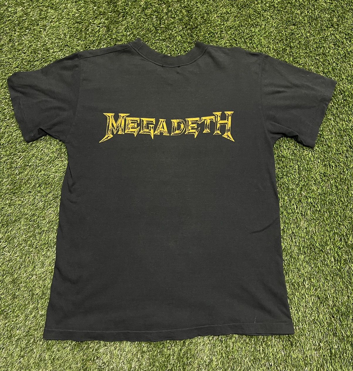 Band Tees × Vintage Vintage 90s Megadeth Promo Tee Single Stitch Bootleg Size US M / EU 48-50 / 2 - 3 Thumbnail