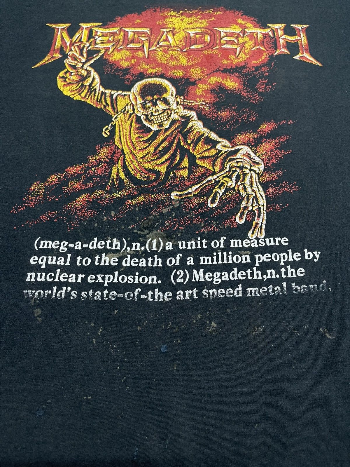Band Tees × Vintage Vintage 90s Megadeth Promo Tee Single Stitch Bootleg Size US M / EU 48-50 / 2 - 4 Thumbnail