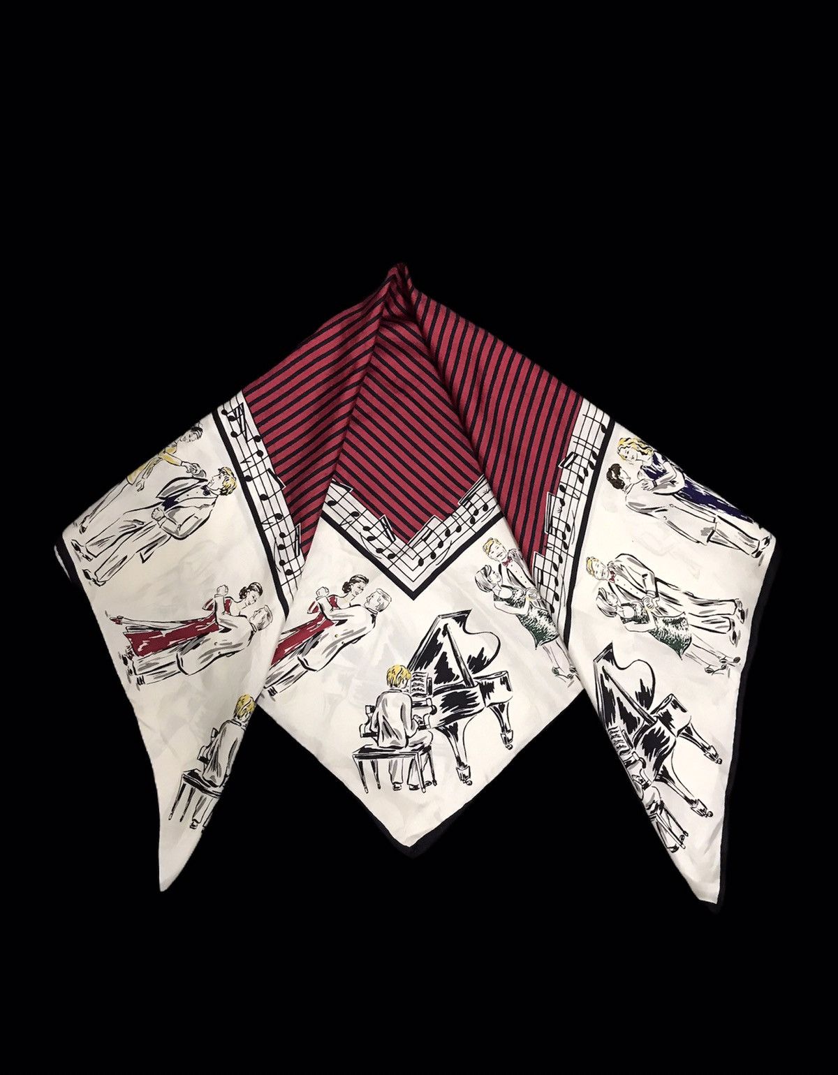 Other Scarf Musician Notes Art Design Printed Screen Size ONE SIZE - 1 Thumbnail