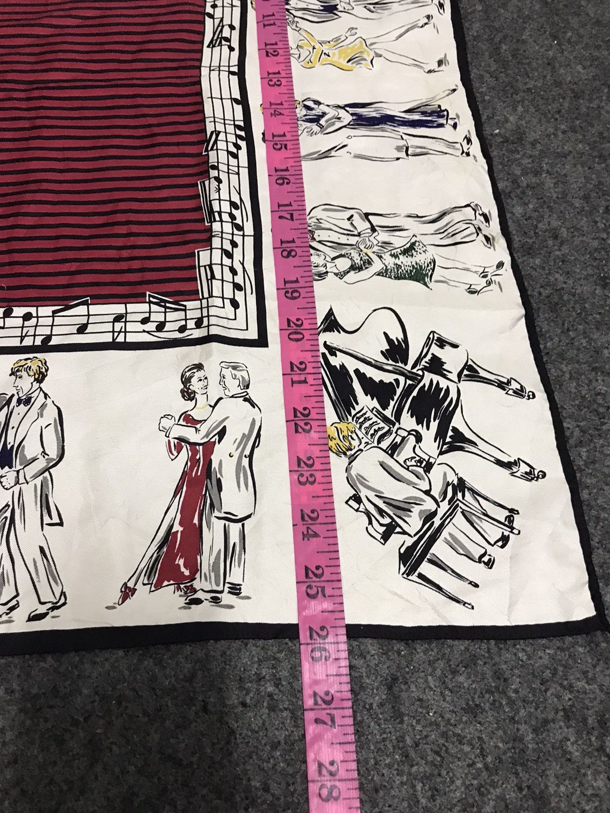 Other Scarf Musician Notes Art Design Printed Screen Size ONE SIZE - 6 Thumbnail