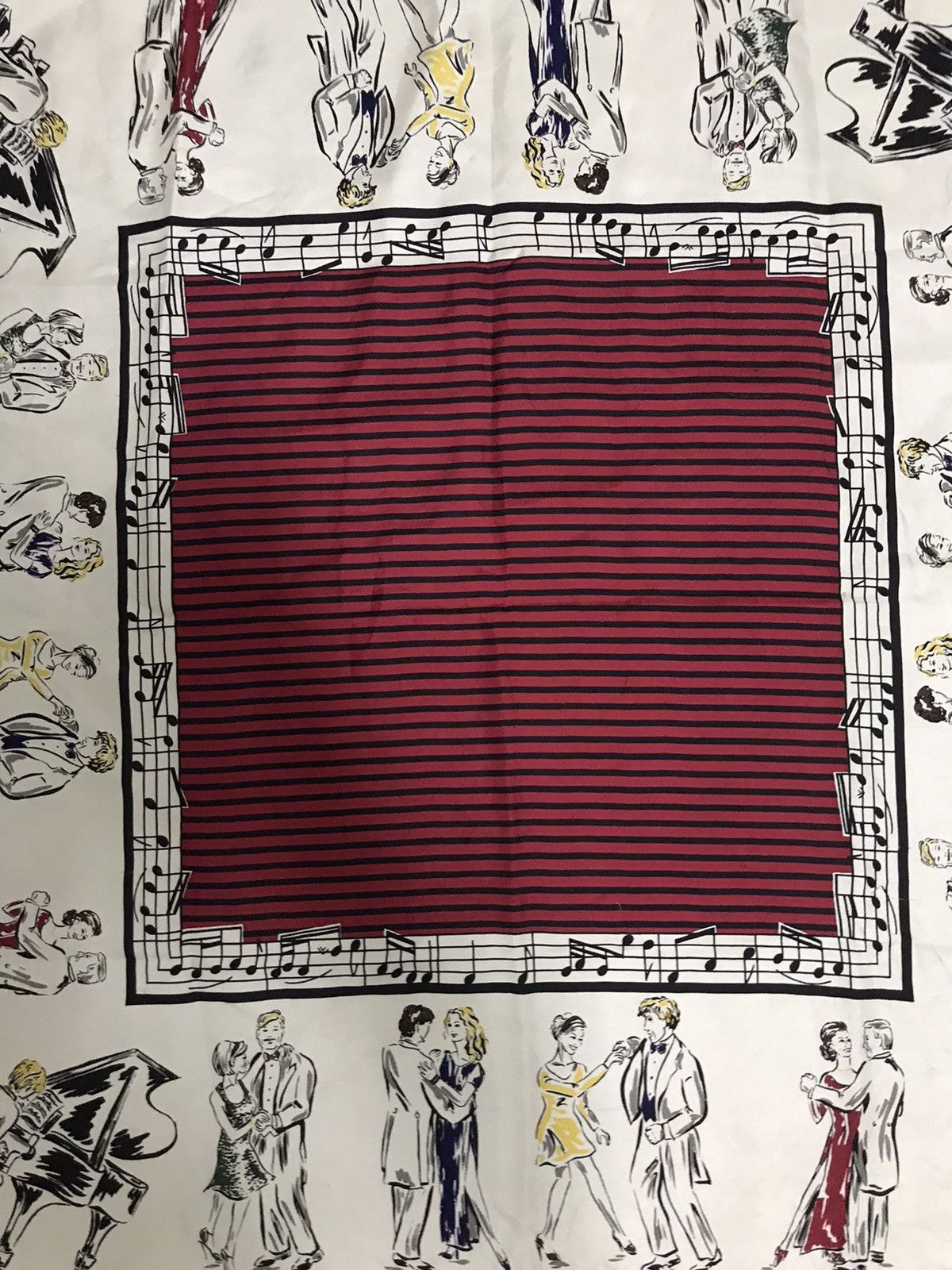 Other Scarf Musician Notes Art Design Printed Screen Size ONE SIZE - 4 Thumbnail