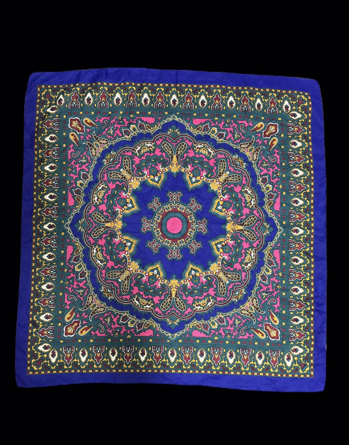 Other × Vintage Scarf Abstract Floral Ethic Culture Goods Printed Size ONE SIZE - 3 Thumbnail