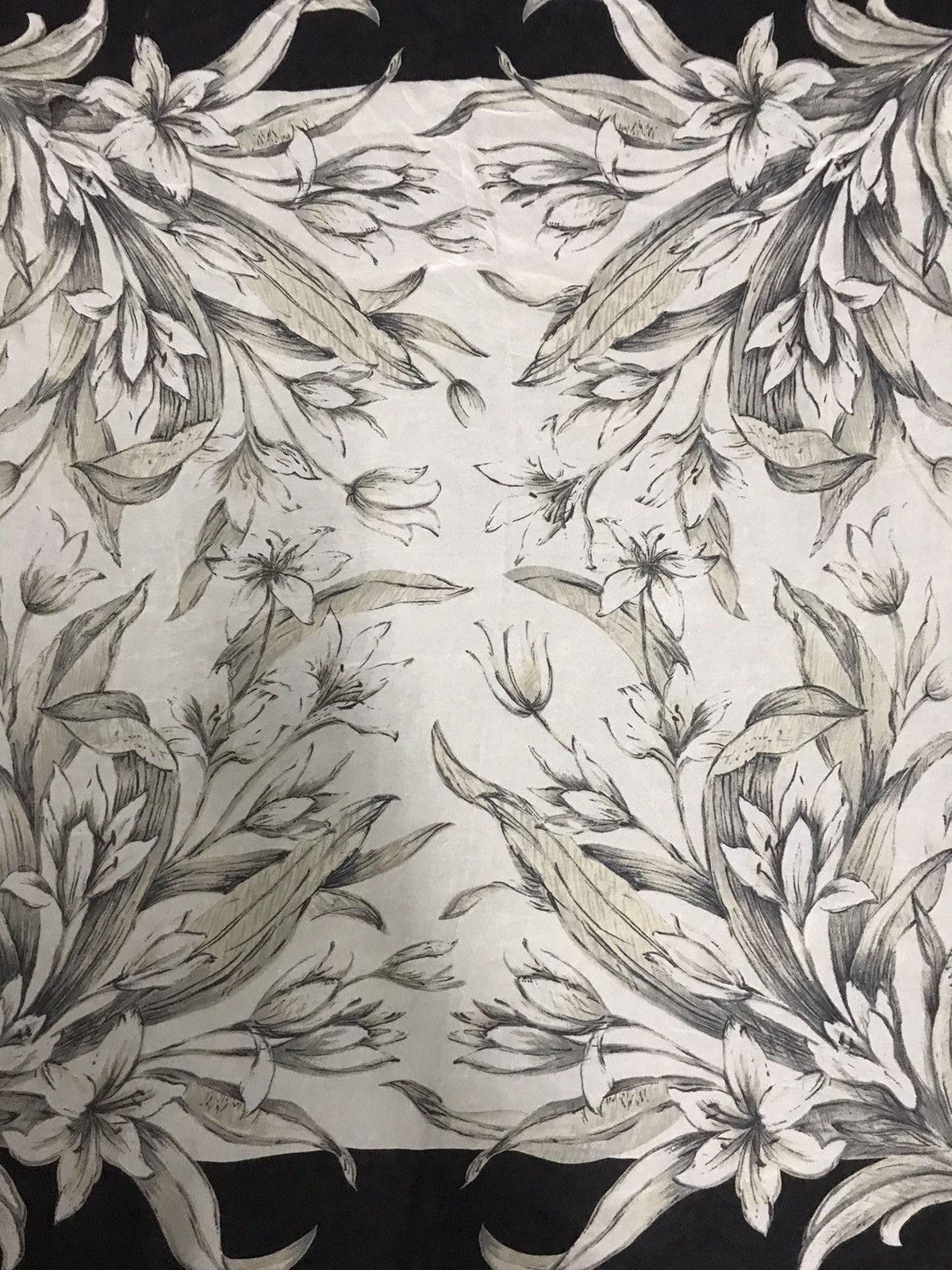 Other × Vintage Vintage Anne Klein Floral Design Goods Printed Screen Size ONE SIZE - 4 Thumbnail