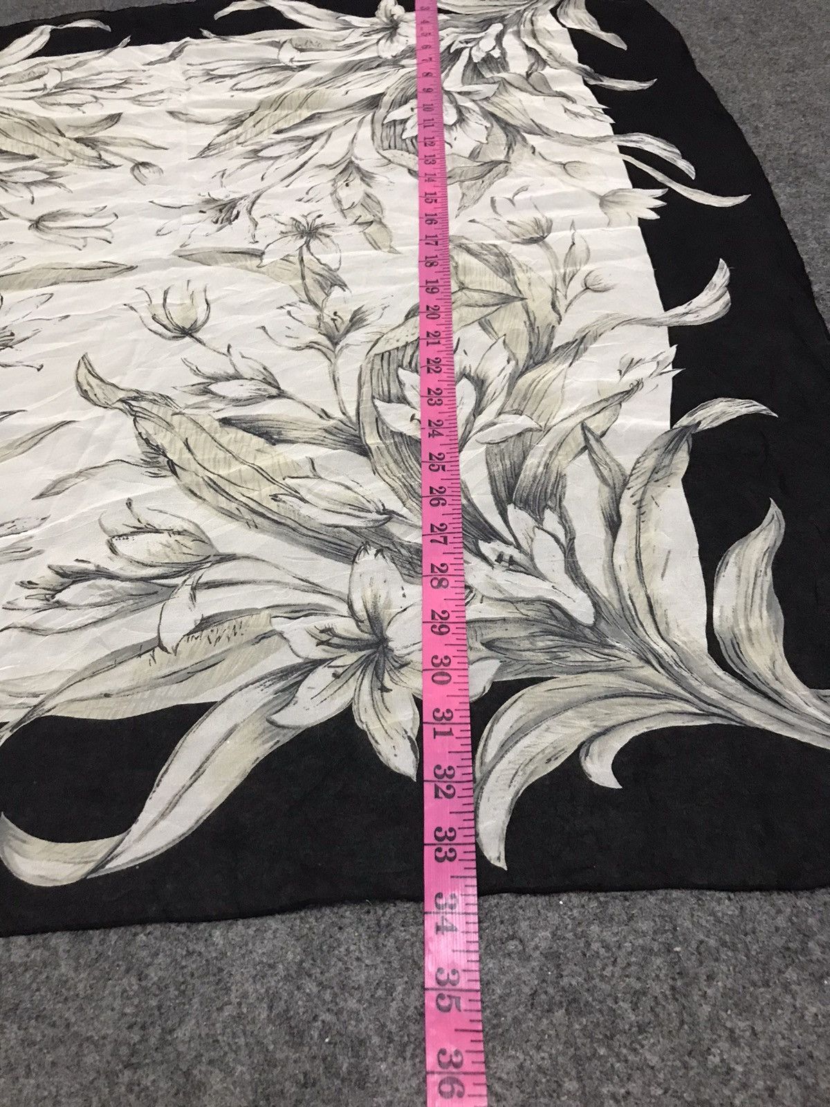 Other × Vintage Vintage Anne Klein Floral Design Goods Printed Screen Size ONE SIZE - 6 Thumbnail