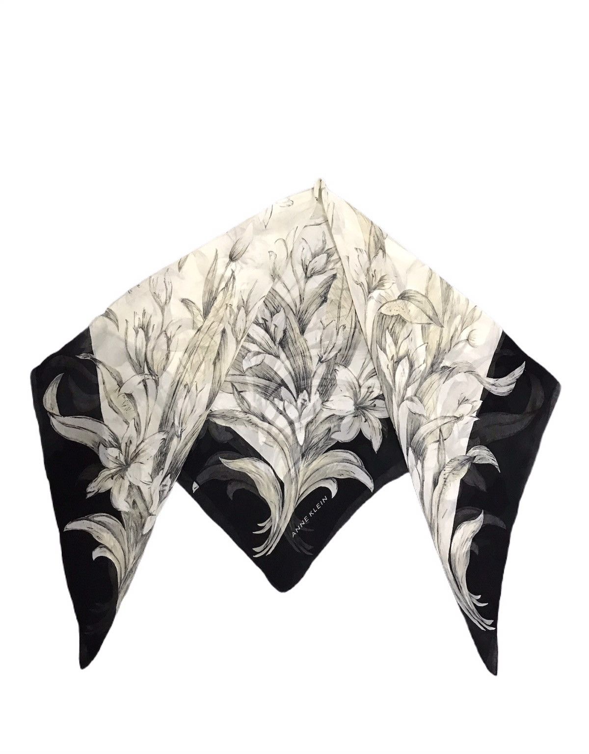 Other × Vintage Vintage Anne Klein Floral Design Goods Printed Screen Size ONE SIZE - 1 Thumbnail