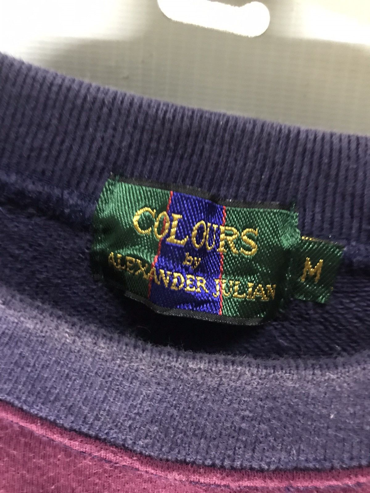 Alexander Julian × Designer Alexander Julian pactwork multicolor spellout sweatshirt Size US M / EU 48-50 / 2 - 3 Thumbnail