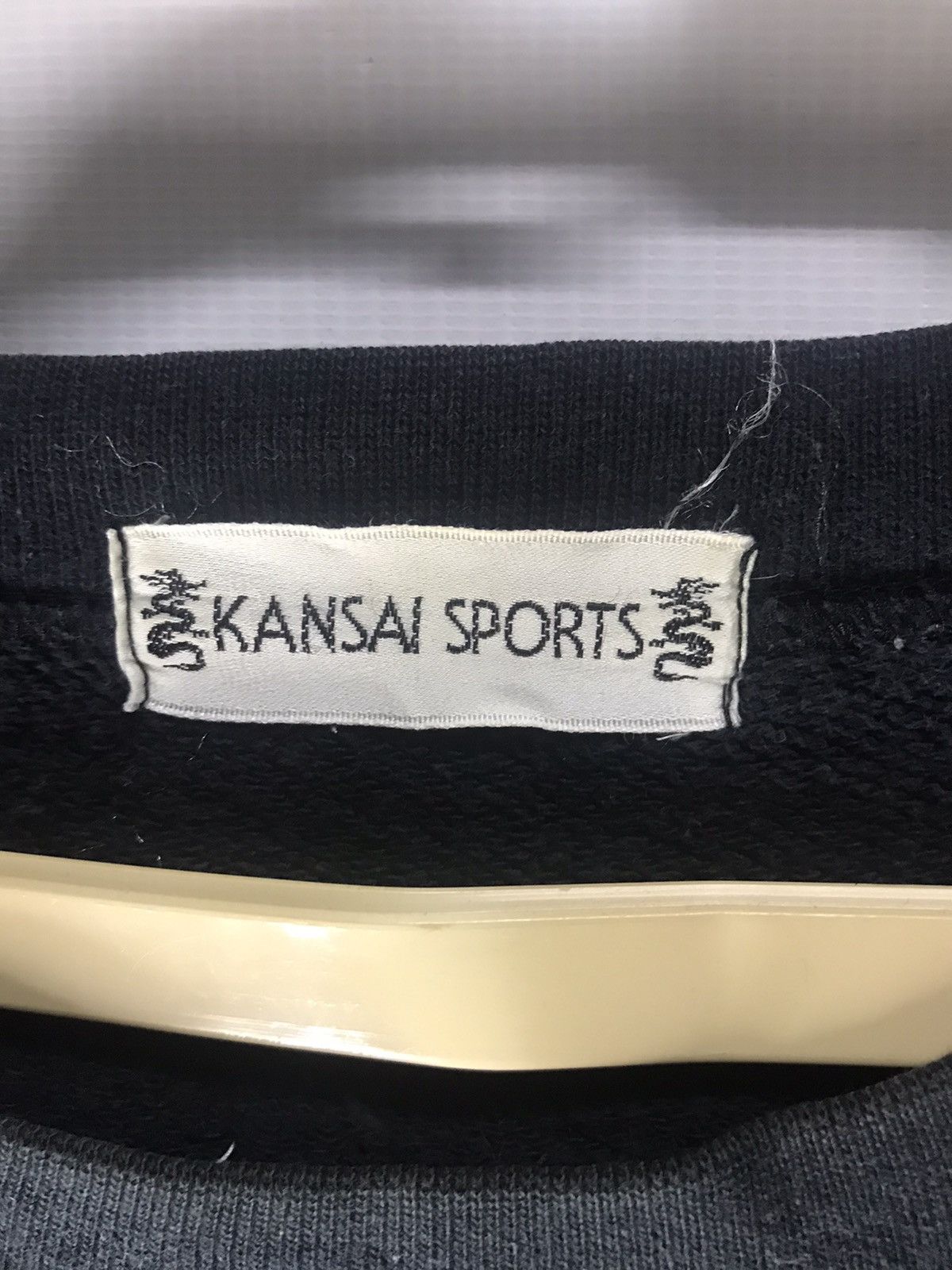 Japanese Brand × Kansai Yamamoto × Vintage Vintage kansai sport beggie crewneck sweatshirt rare item Size US L / EU 52-54 / 3 - 4 Thumbnail