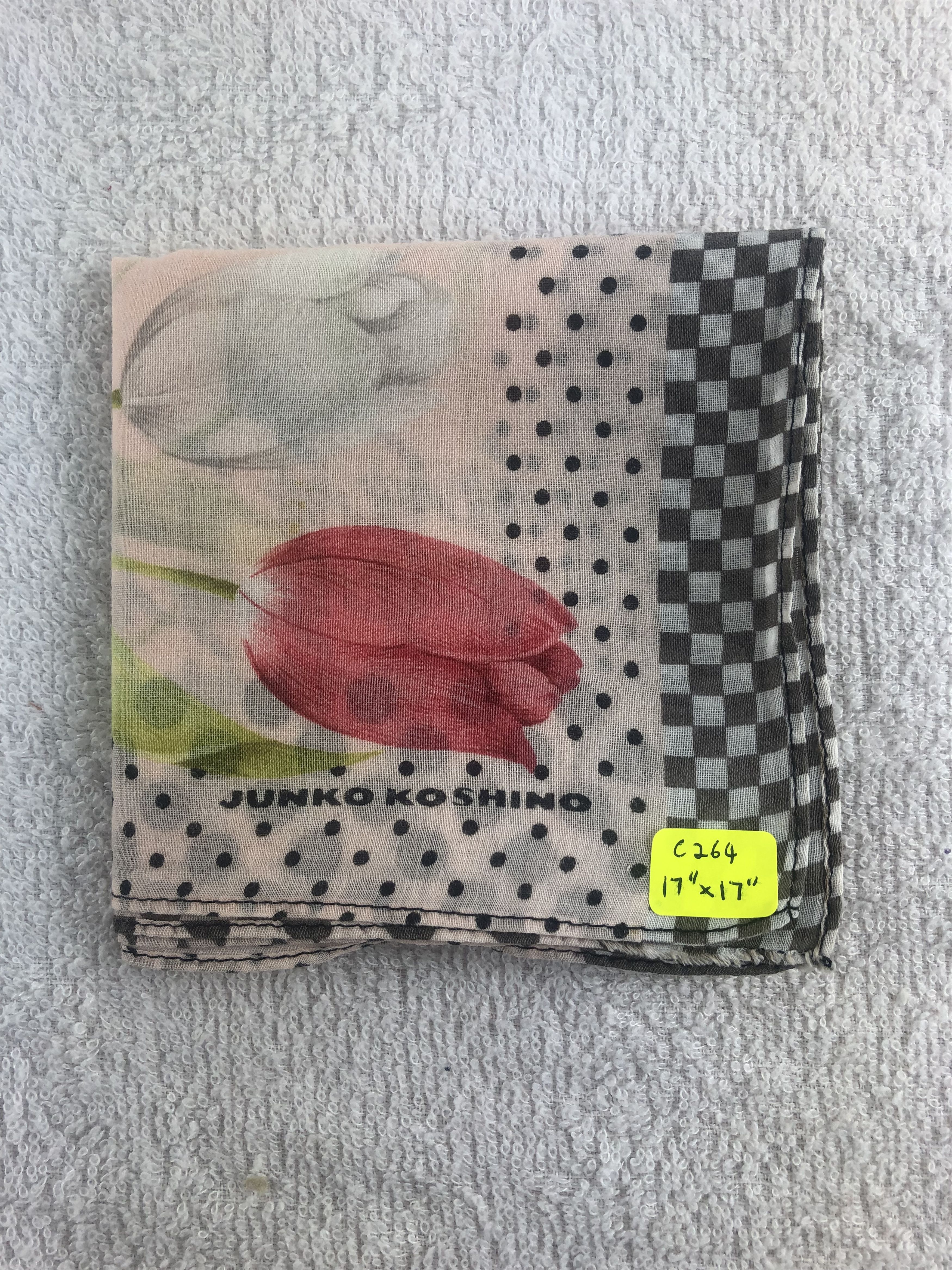 Mr. Junko Junko Koshino Handkerchief / Bandana / Neckerchief C264 Size ONE SIZE - 6 Thumbnail