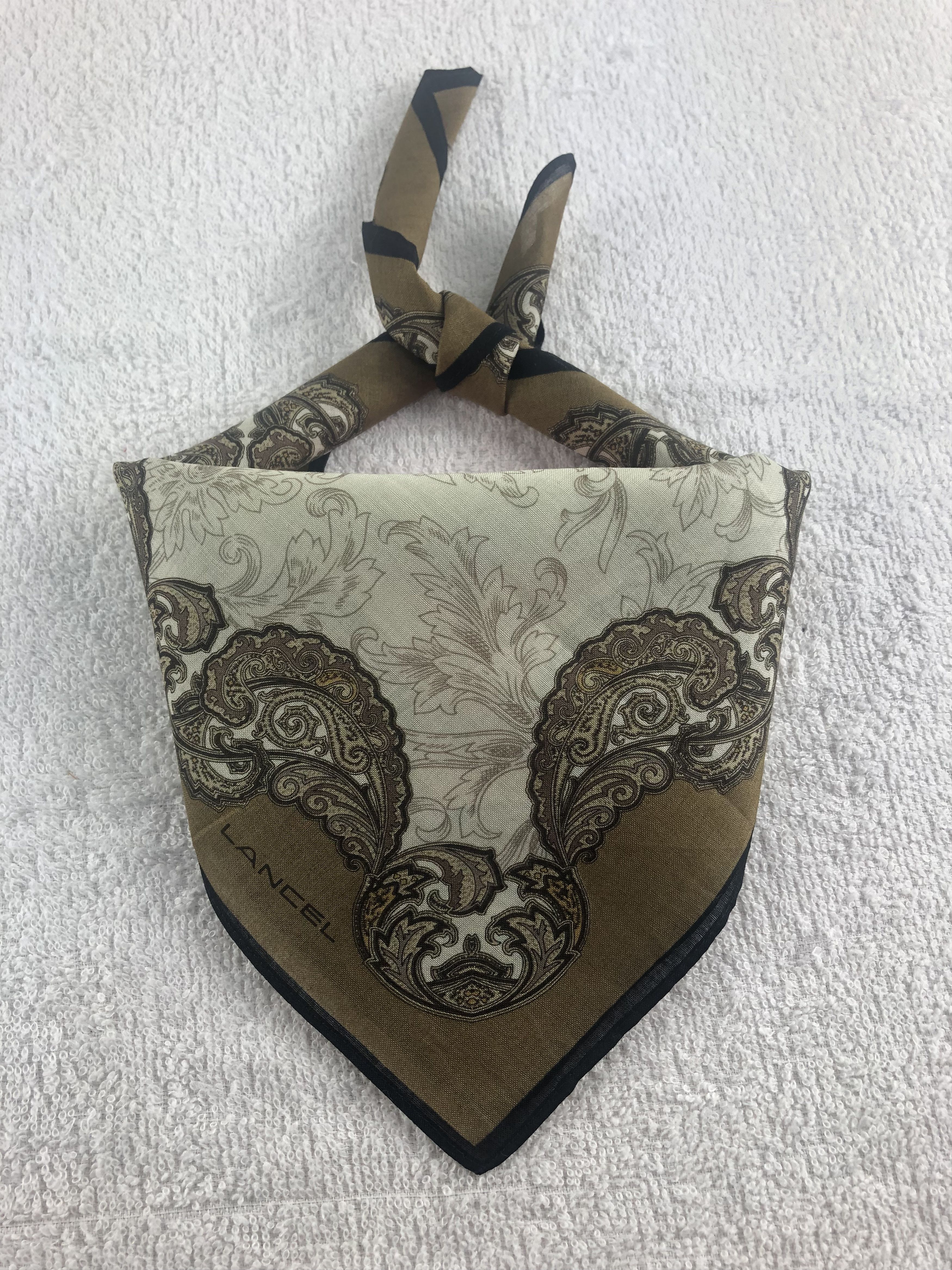 Lancel Lancel Handkerchief / Bandana / Neckerchief C261 Size ONE SIZE - 2 Thumbnail