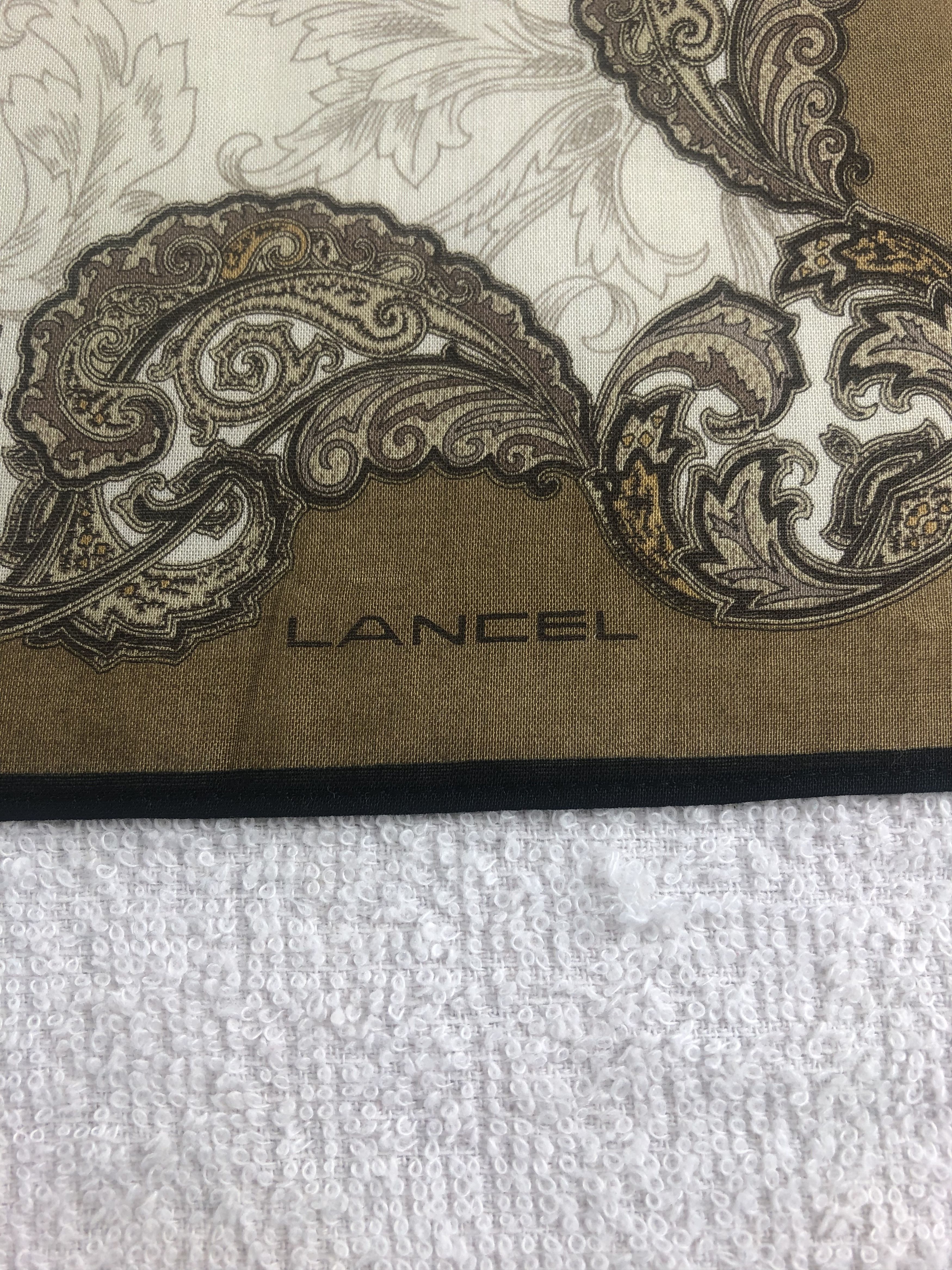 Lancel Lancel Handkerchief / Bandana / Neckerchief C261 Size ONE SIZE - 5 Thumbnail