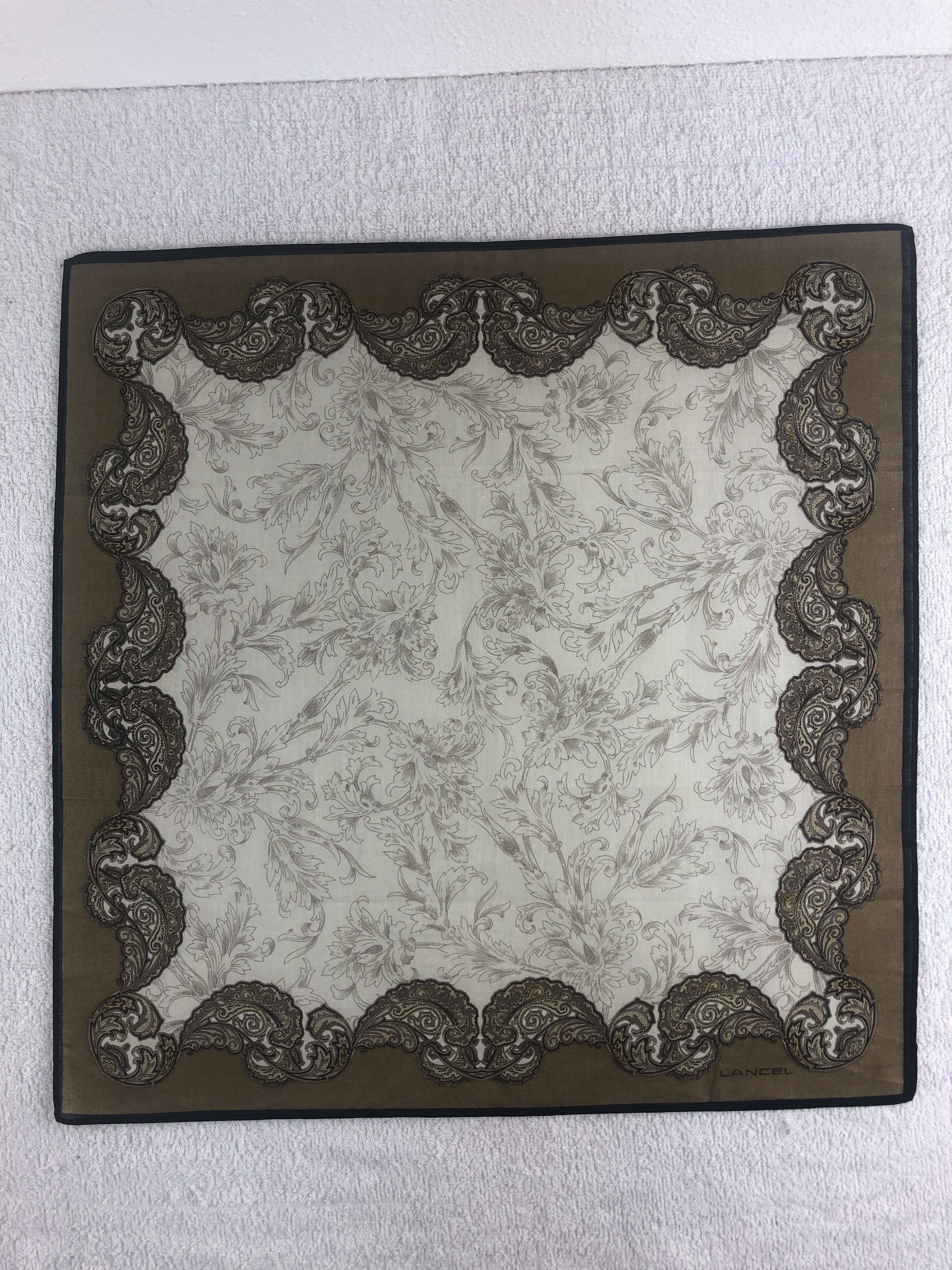 Lancel Lancel Handkerchief / Bandana / Neckerchief C261 Size ONE SIZE - 3 Thumbnail