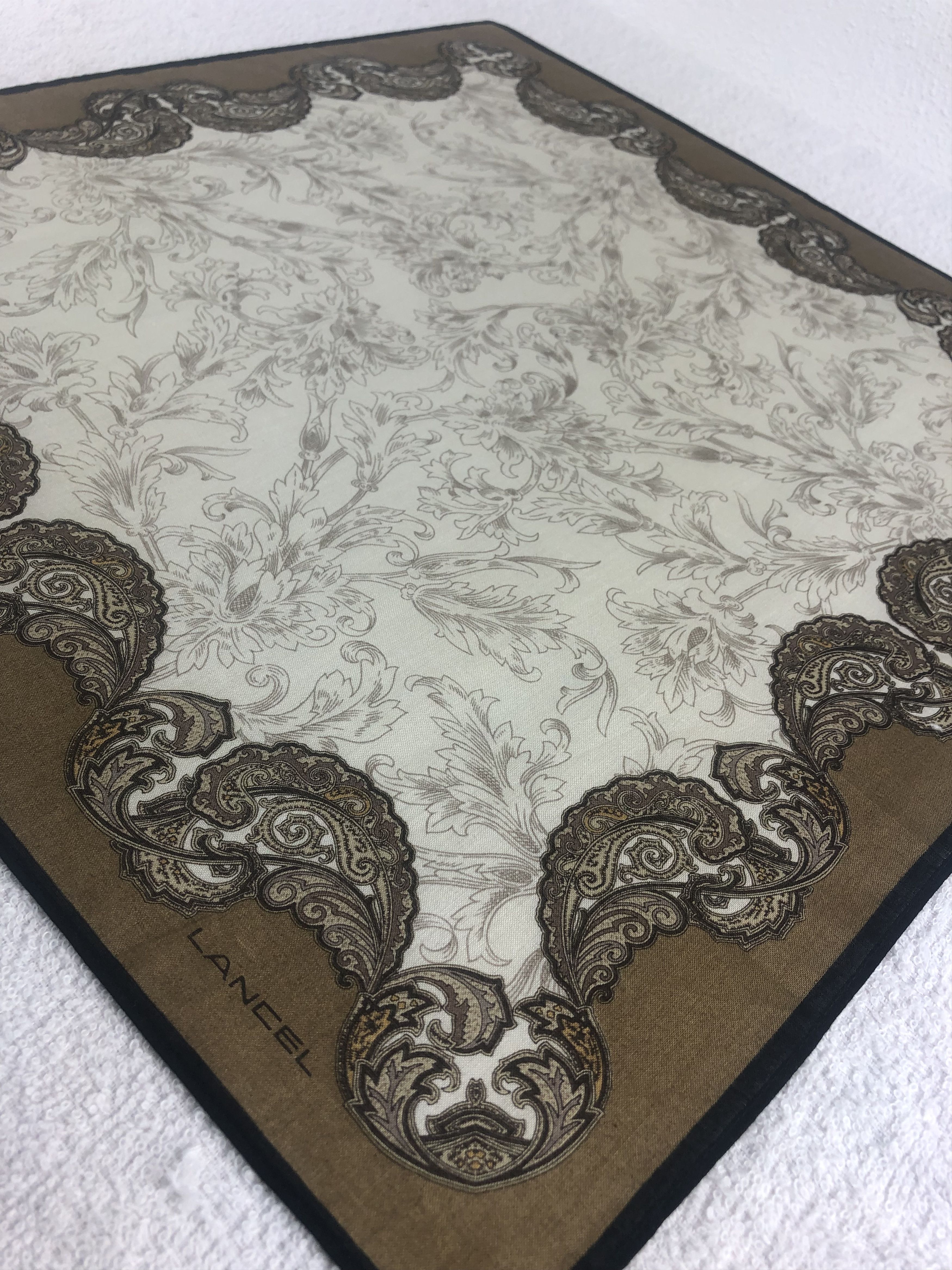 Lancel Lancel Handkerchief / Bandana / Neckerchief C261 Size ONE SIZE - 4 Thumbnail