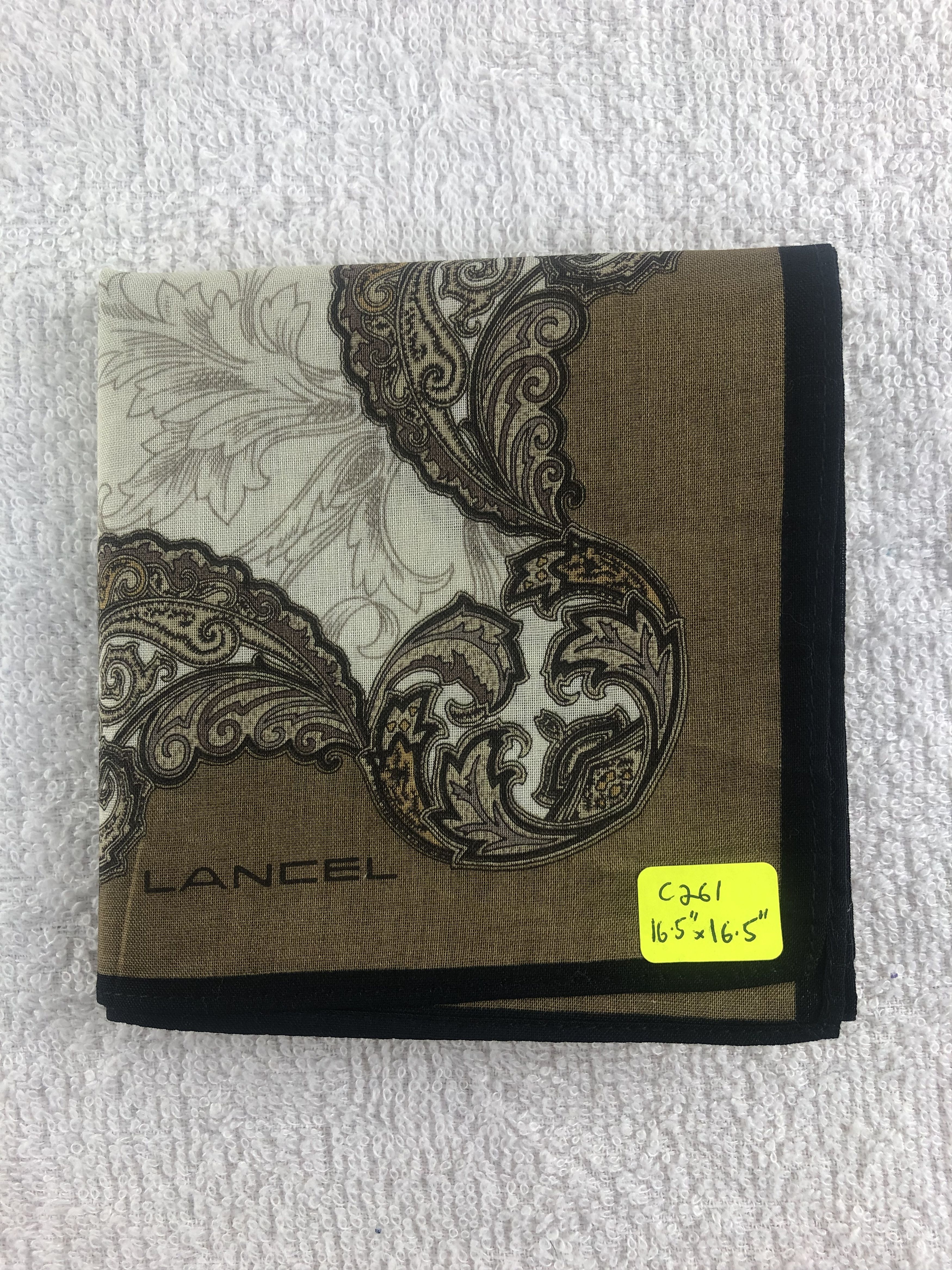 Lancel Lancel Handkerchief / Bandana / Neckerchief C261 Size ONE SIZE - 6 Thumbnail