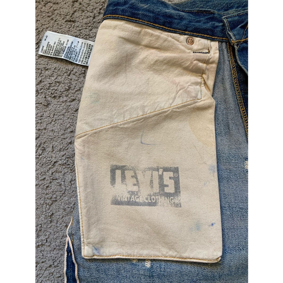 Levi's LEVI’S VINTAGE “1985” 501XX ARCHIVAL MODEL SELVEDGE JEANS Size US 34 / EU 50 - 20 Thumbnail