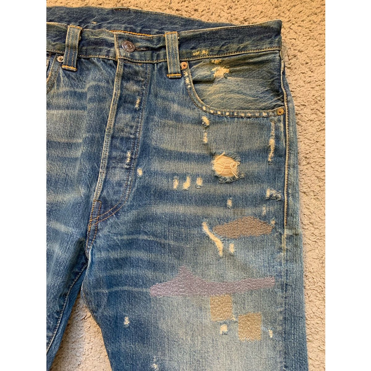 Levi's LEVI’S VINTAGE “1985” 501XX ARCHIVAL MODEL SELVEDGE JEANS Size US 34 / EU 50 - 4 Thumbnail