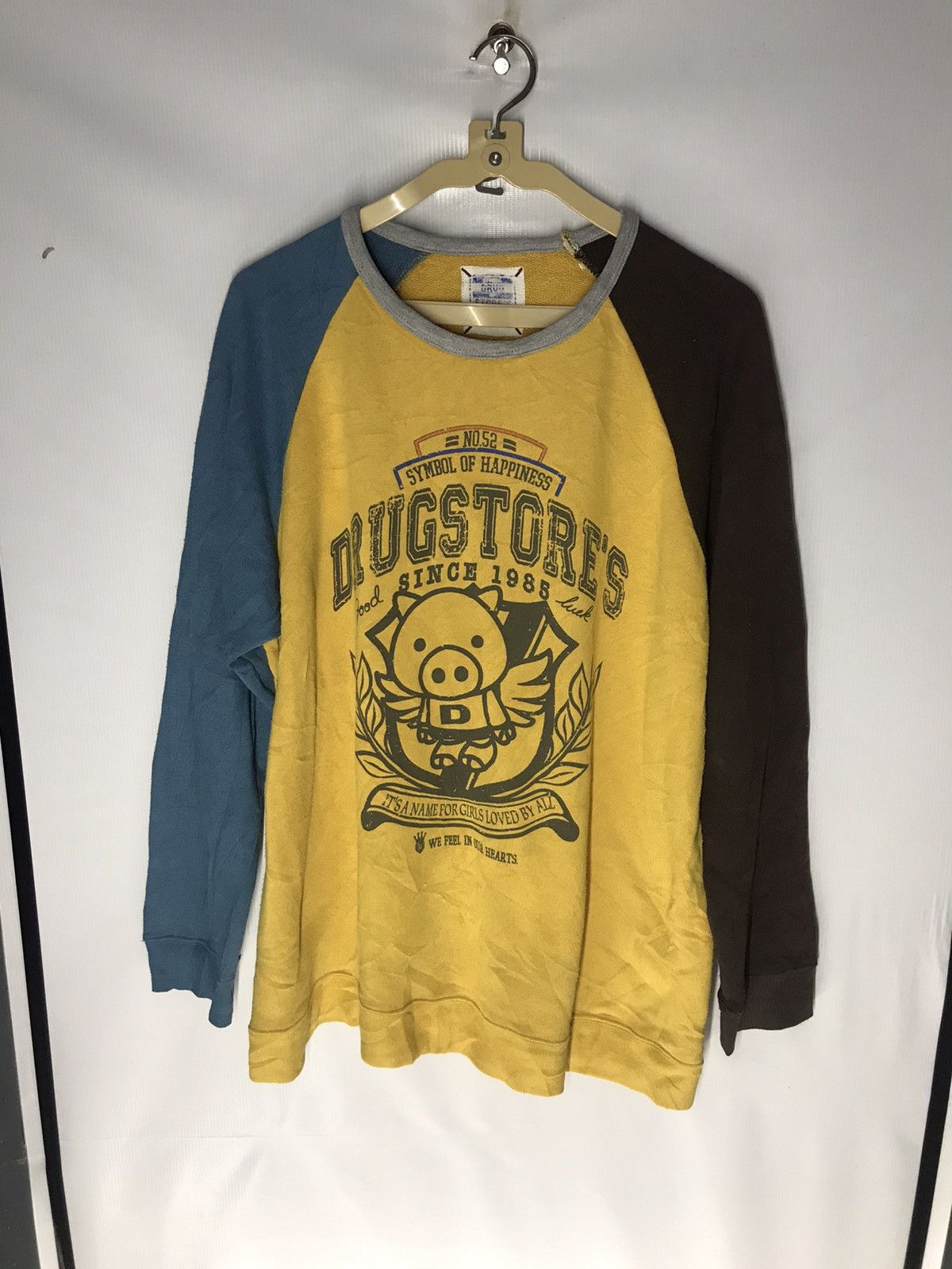 Japanese Brand Drugstore sweatshirt multicolor big printed Size US L / EU 52-54 / 3 - 6 Thumbnail