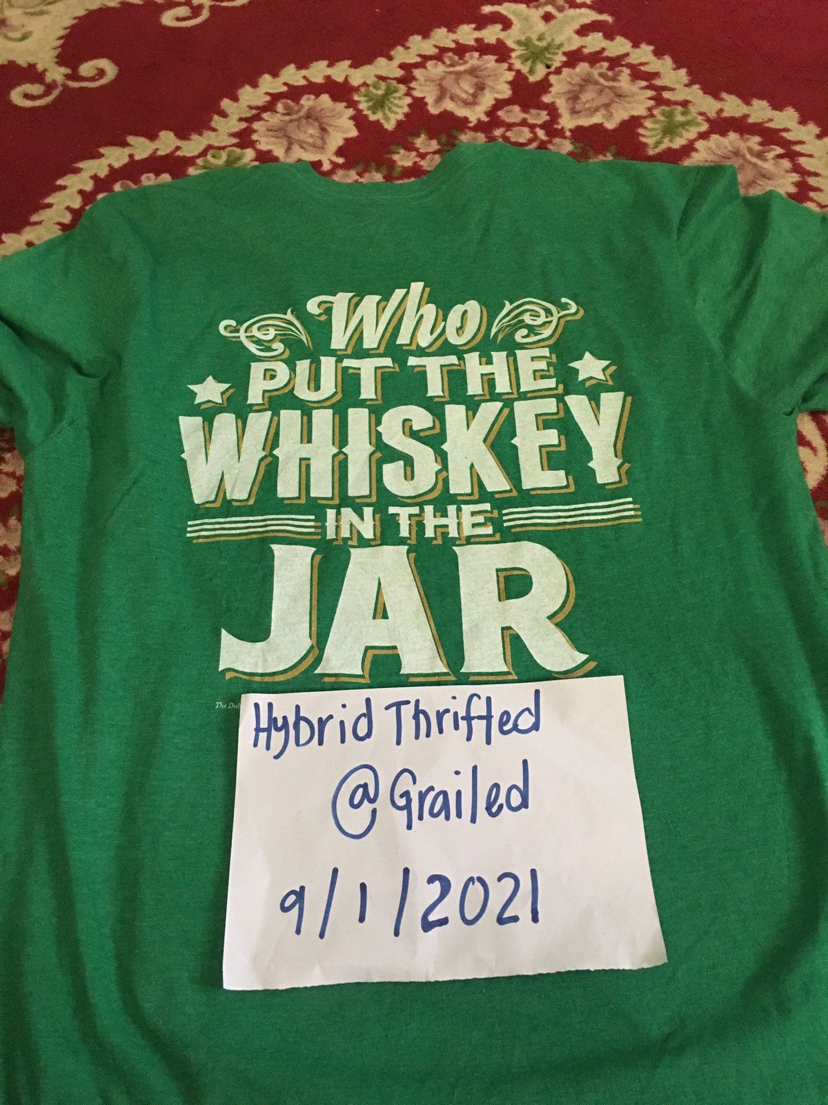 American Apparel × Vintage THE DUBLINER IRISH WHISKEY 50/50 TSHIRT Size US L / EU 52-54 / 3 - 12 Thumbnail