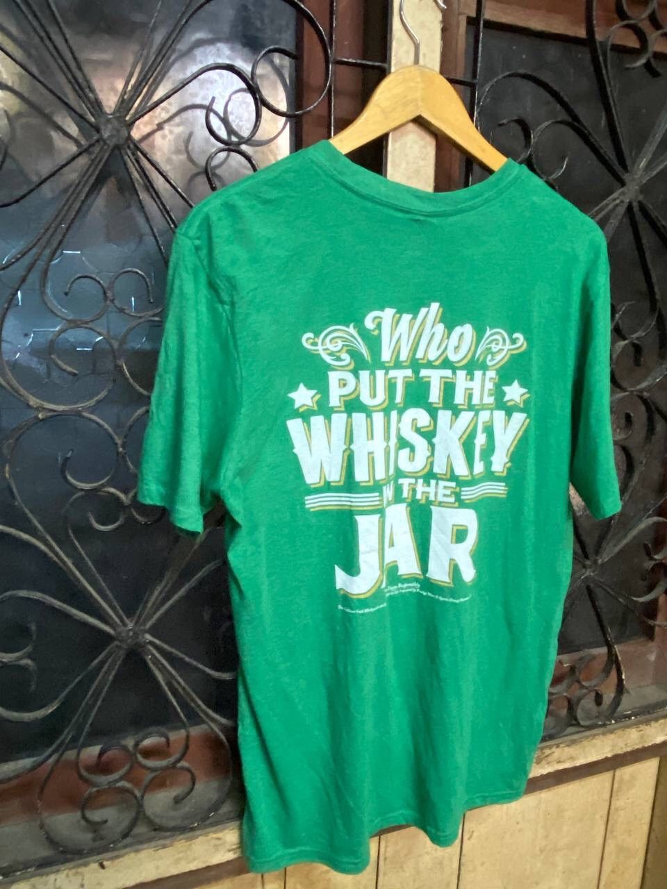 American Apparel × Vintage THE DUBLINER IRISH WHISKEY 50/50 TSHIRT Size US L / EU 52-54 / 3 - 4 Thumbnail