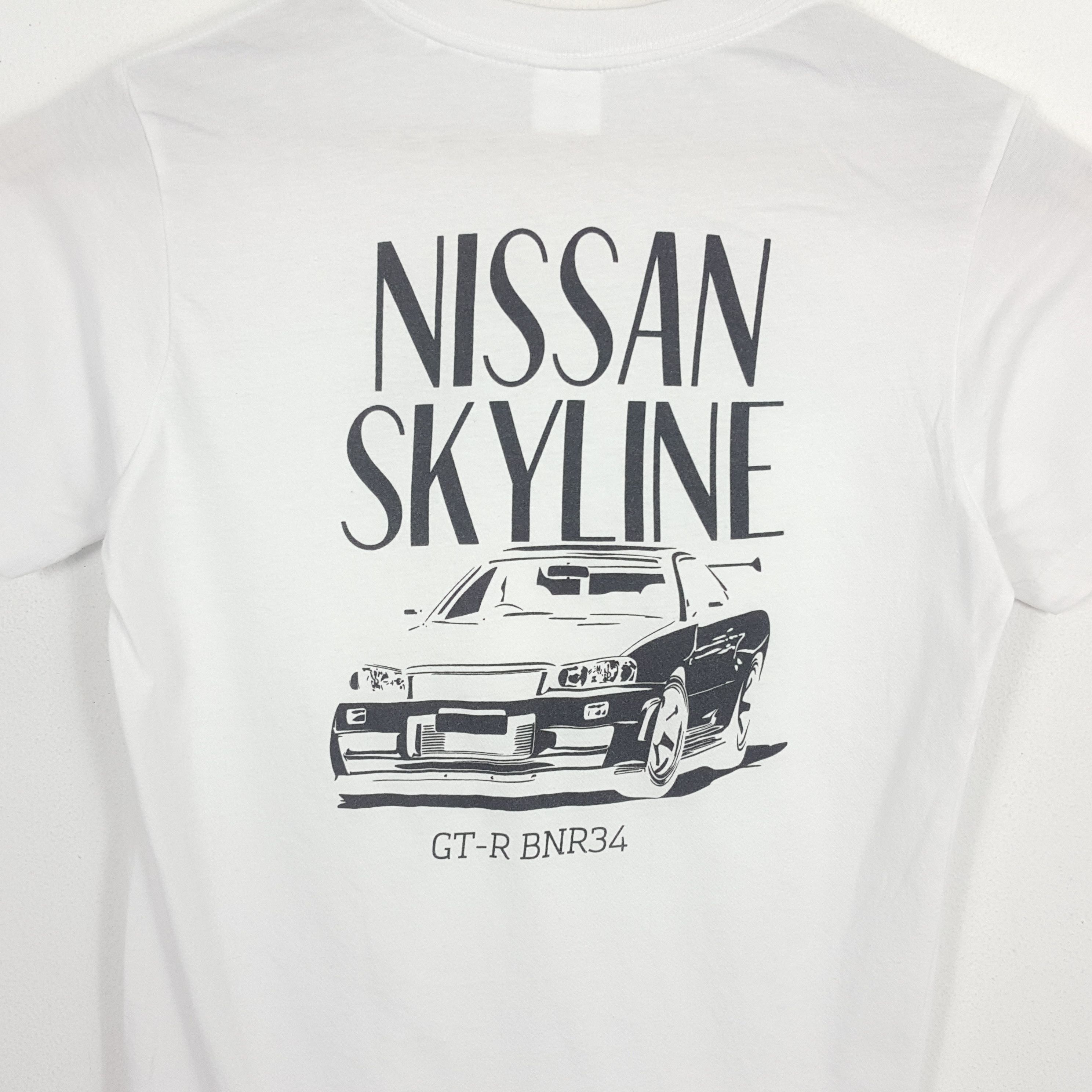 Japanese Brand × Vintage Vuintage NISSAN SKYLINE GTR R34 Racing Team T-Shirt Size US M / EU 48-50 / 2 - 2 Thumbnail