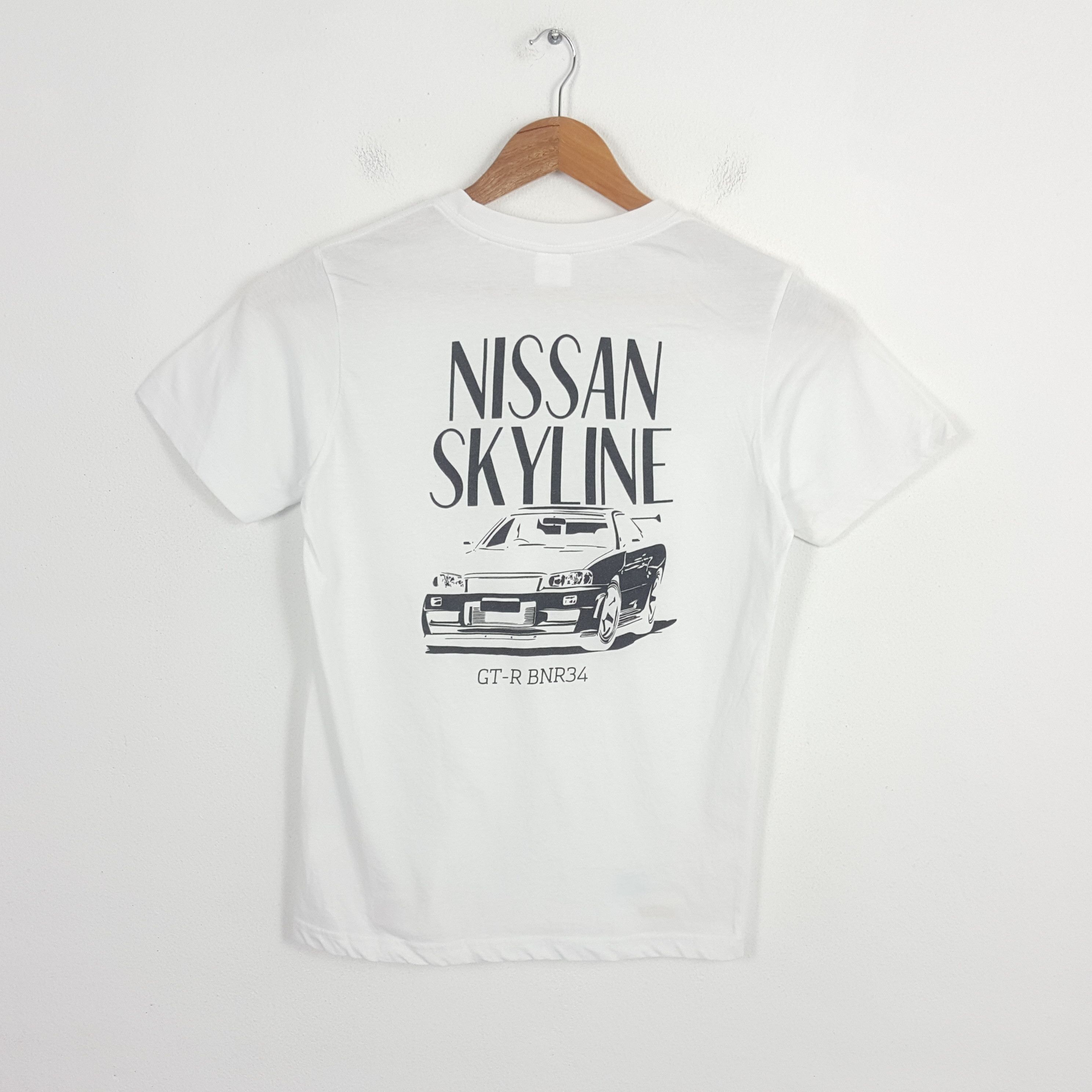 Japanese Brand × Vintage Vuintage NISSAN SKYLINE GTR R34 Racing Team T-Shirt Size US M / EU 48-50 / 2 - 1 Thumbnail
