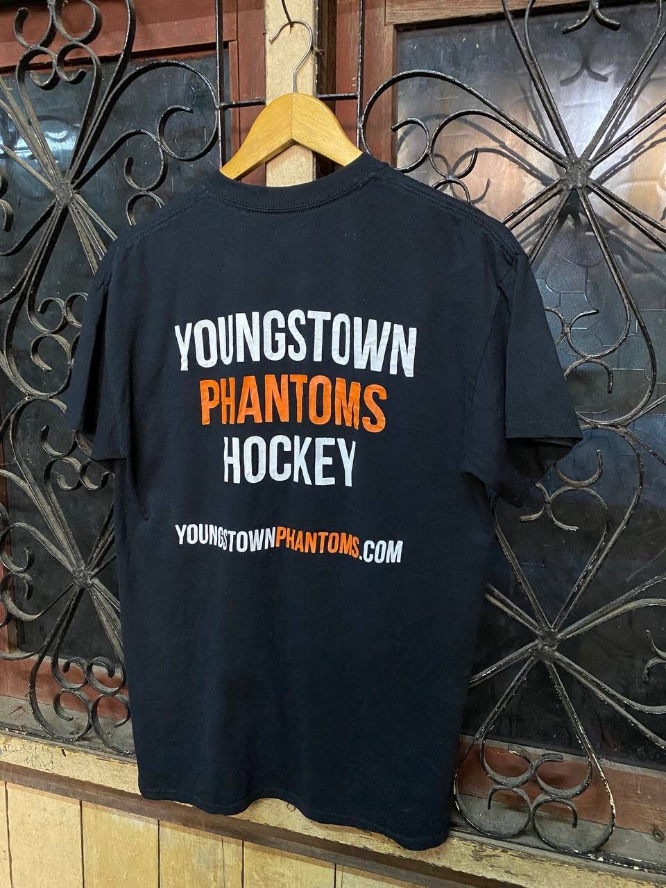 Gildan VINTAGE CANGELOSI YOUNGSTOWN PHANTOM HOCKEY PLAYER TEE Size US M / EU 48-50 / 2 - 8 Thumbnail