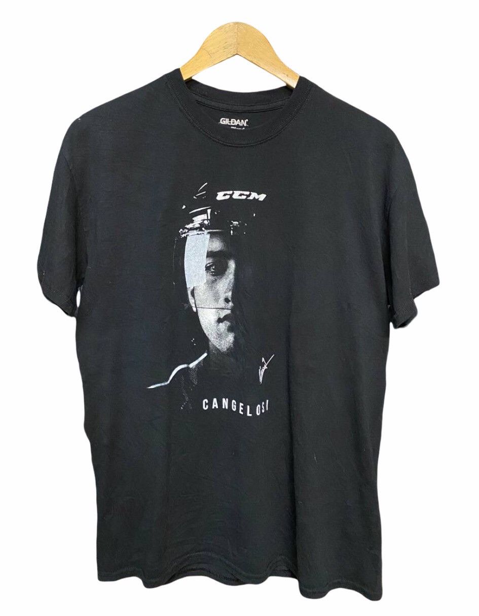 Gildan VINTAGE CANGELOSI YOUNGSTOWN PHANTOM HOCKEY PLAYER TEE Size US M / EU 48-50 / 2 - 1 Thumbnail
