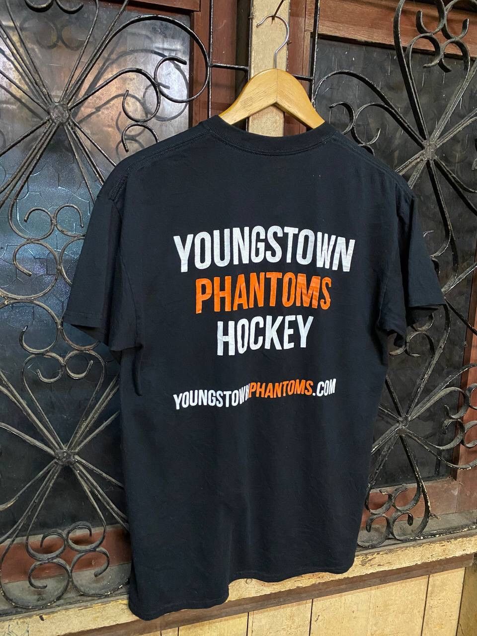 Gildan VINTAGE CANGELOSI YOUNGSTOWN PHANTOM HOCKEY PLAYER TEE Size US M / EU 48-50 / 2 - 7 Thumbnail
