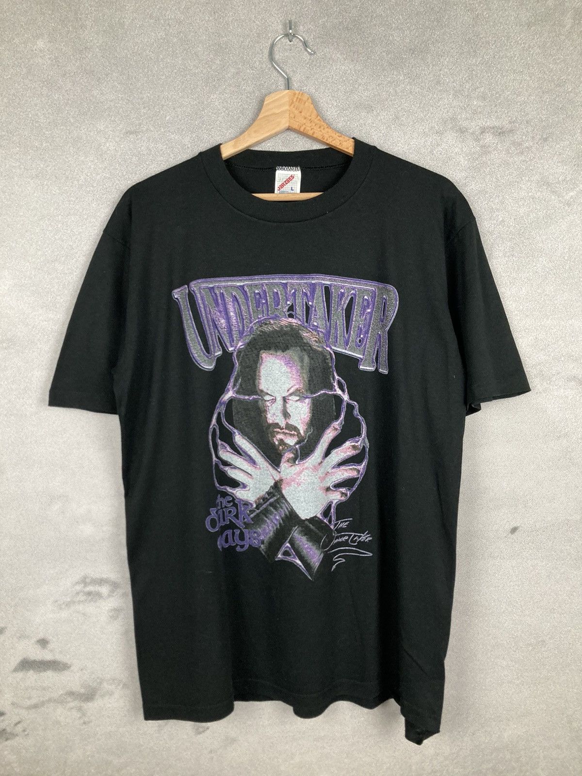 Vintage × WWE Vintage Rare 90s The Undertaker WWE Graphic Tee WWF Size US L / EU 52-54 / 3 - 1 Thumbnail
