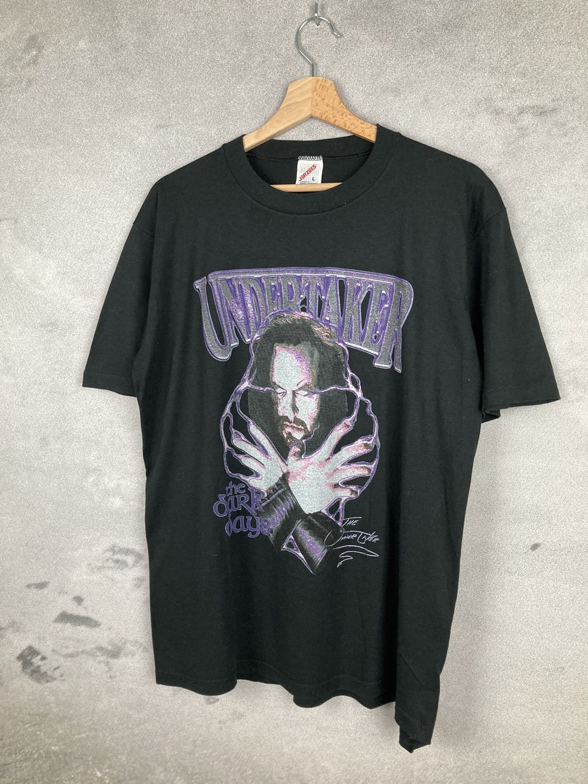 Vintage × WWE Vintage Rare 90s The Undertaker WWE Graphic Tee WWF Size US L / EU 52-54 / 3 - 2 Thumbnail