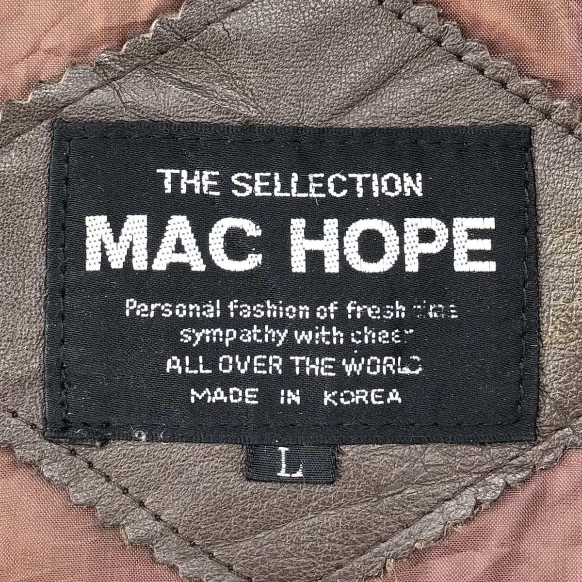 Vintage 🔥Vintage 90s Mac Hope Cow Leather Bomber Jacket Size US L / EU 52-54 / 3 - 16 Thumbnail