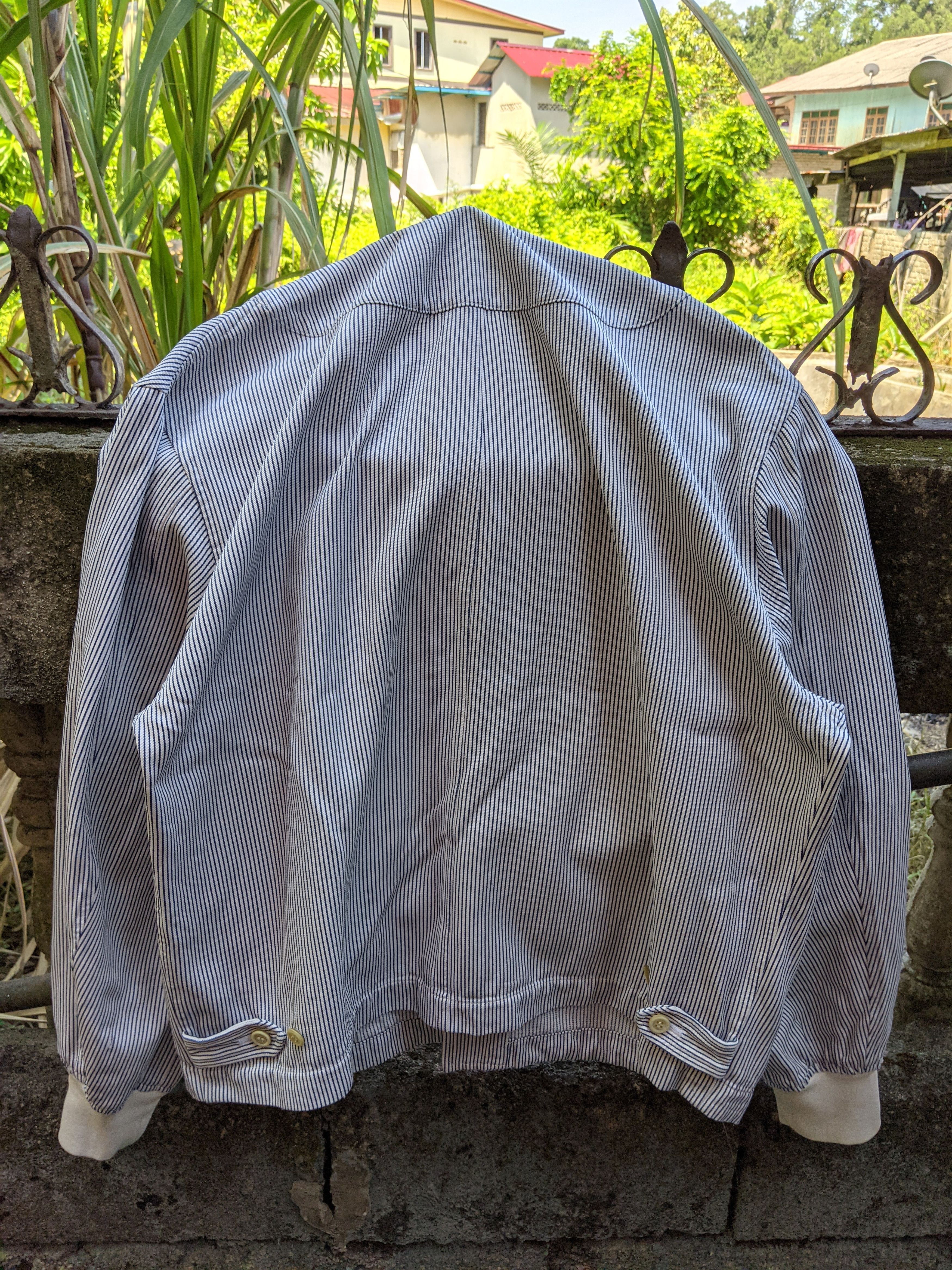 Comme des Garcons × Comme des Garcons Homme Plus × Designer Vintage Comme des Garcons Hickory Button Ups Shirt Size US M / EU 48-50 / 2 - 3 Thumbnail