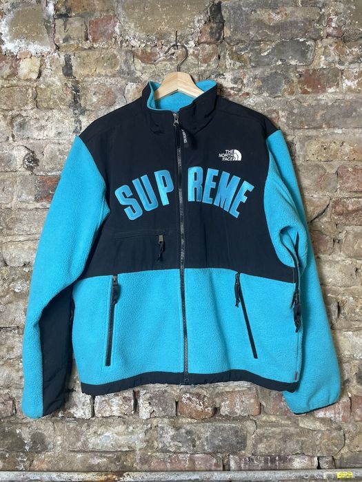 Supreme north face store arc logo fleece