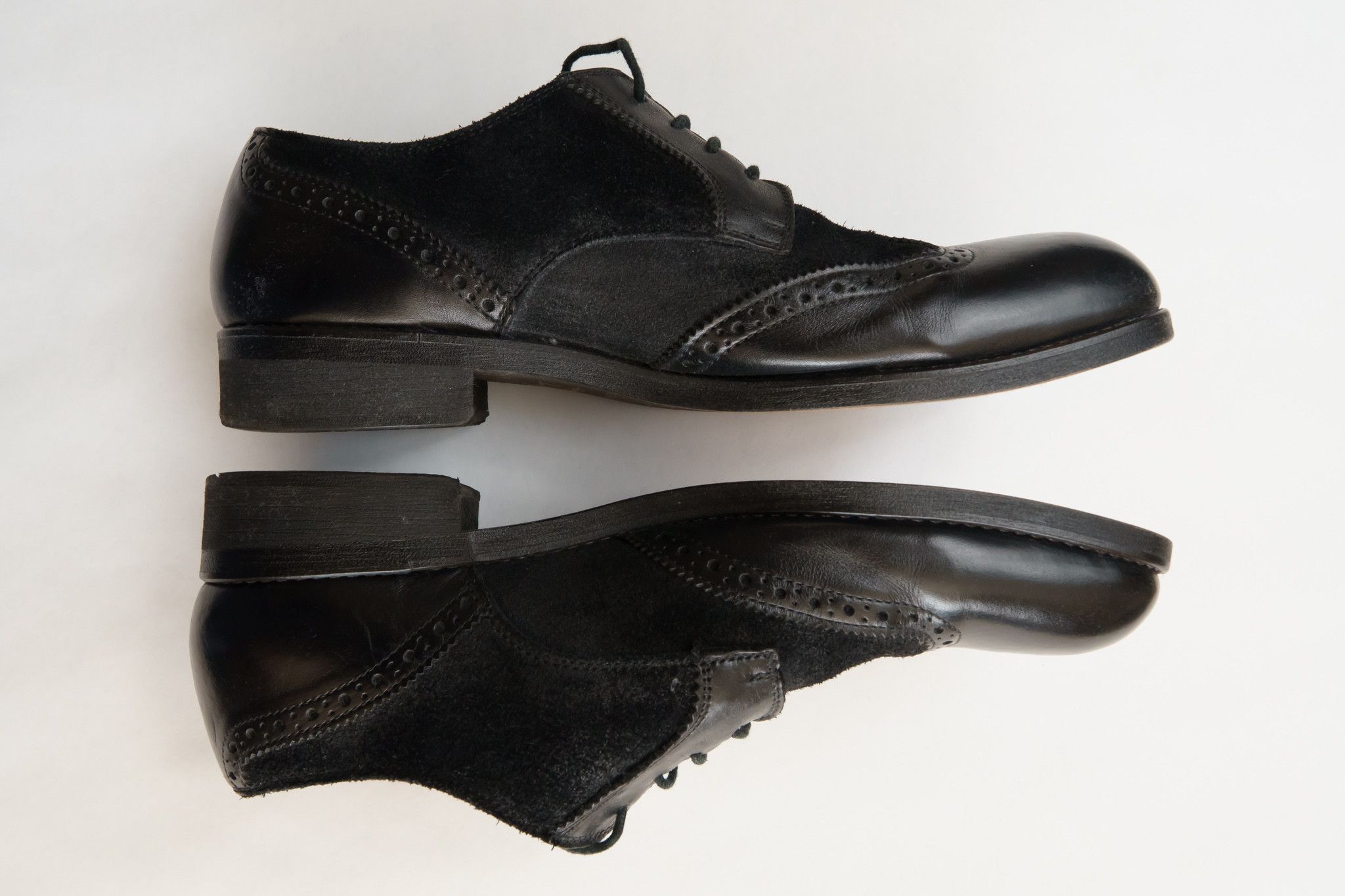 GOSTAR DE FUGA FW12 Made in Japan Mixed Leather Brogues Size US 10 / EU 43 - 10 Thumbnail