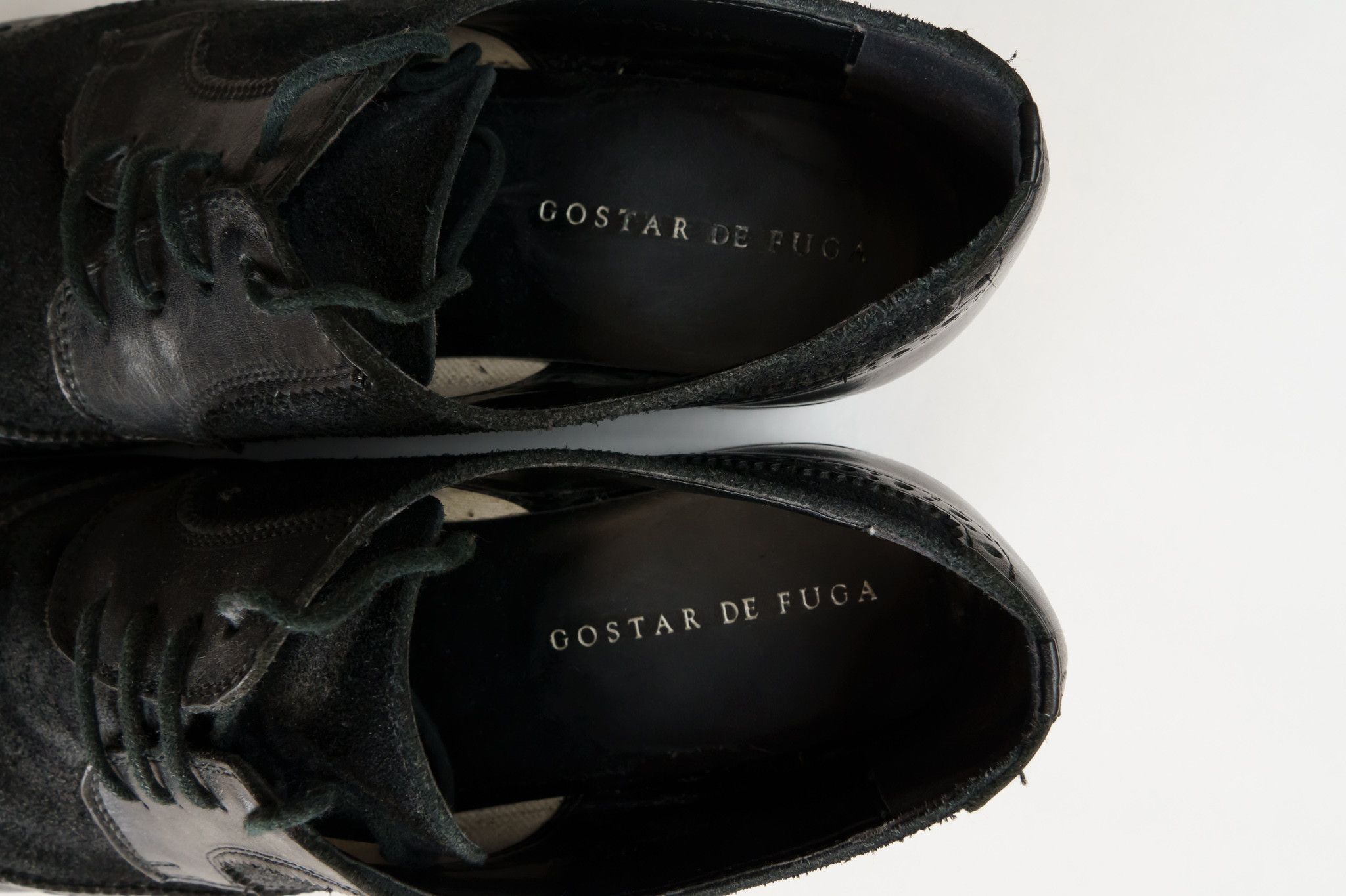 GOSTAR DE FUGA FW12 Made in Japan Mixed Leather Brogues Size US 10 / EU 43 - 5 Thumbnail